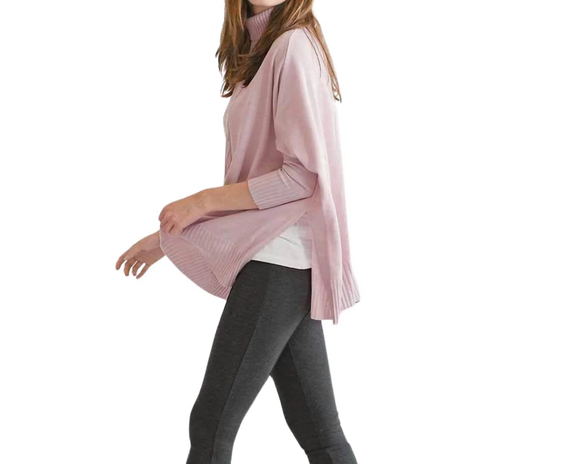 Pull Aberdeen Traveler à encolure en V devant en rose