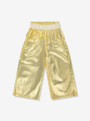 Pantalon métallisé or Aigner Girls