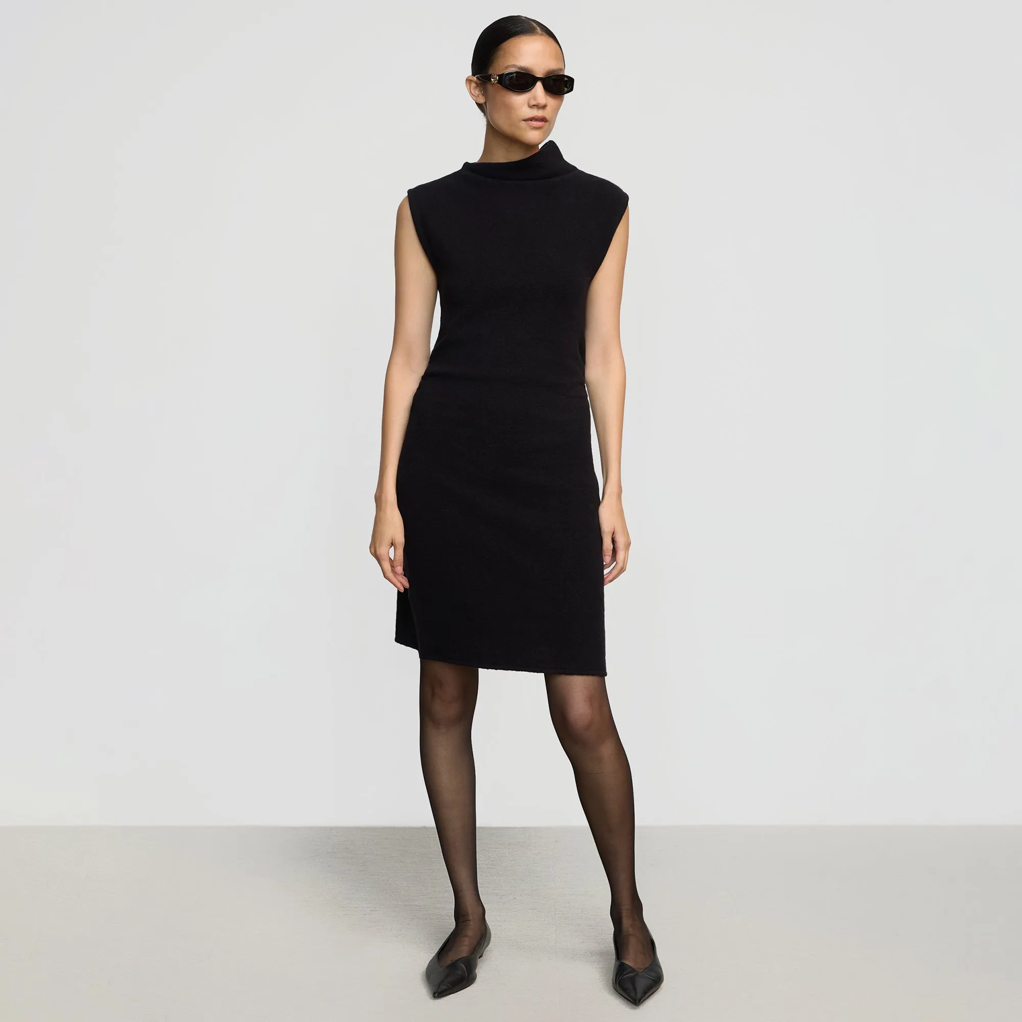 Robe mini Alaia à encolure asymétrique