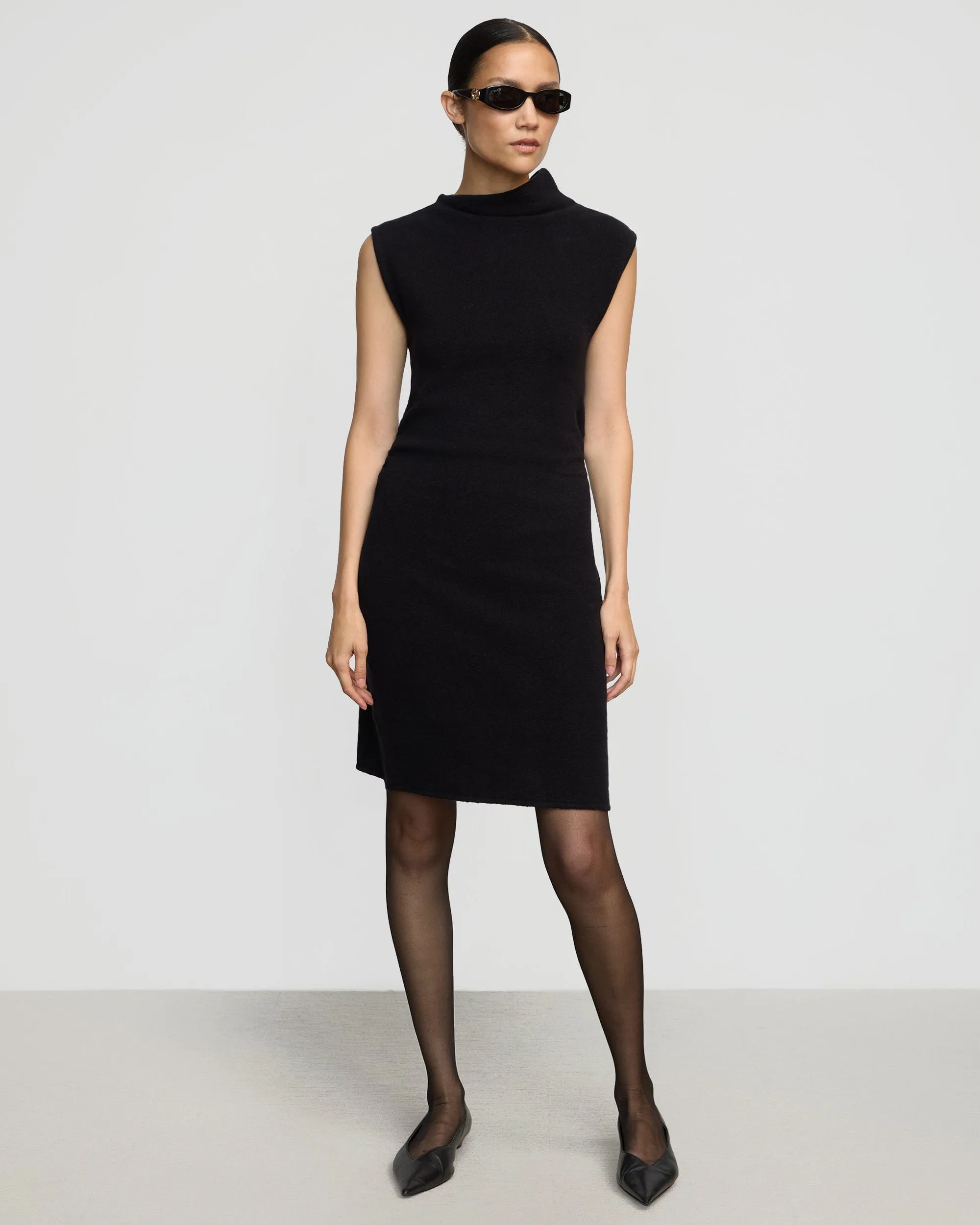 Robe mini Alaia à encolure asymétrique