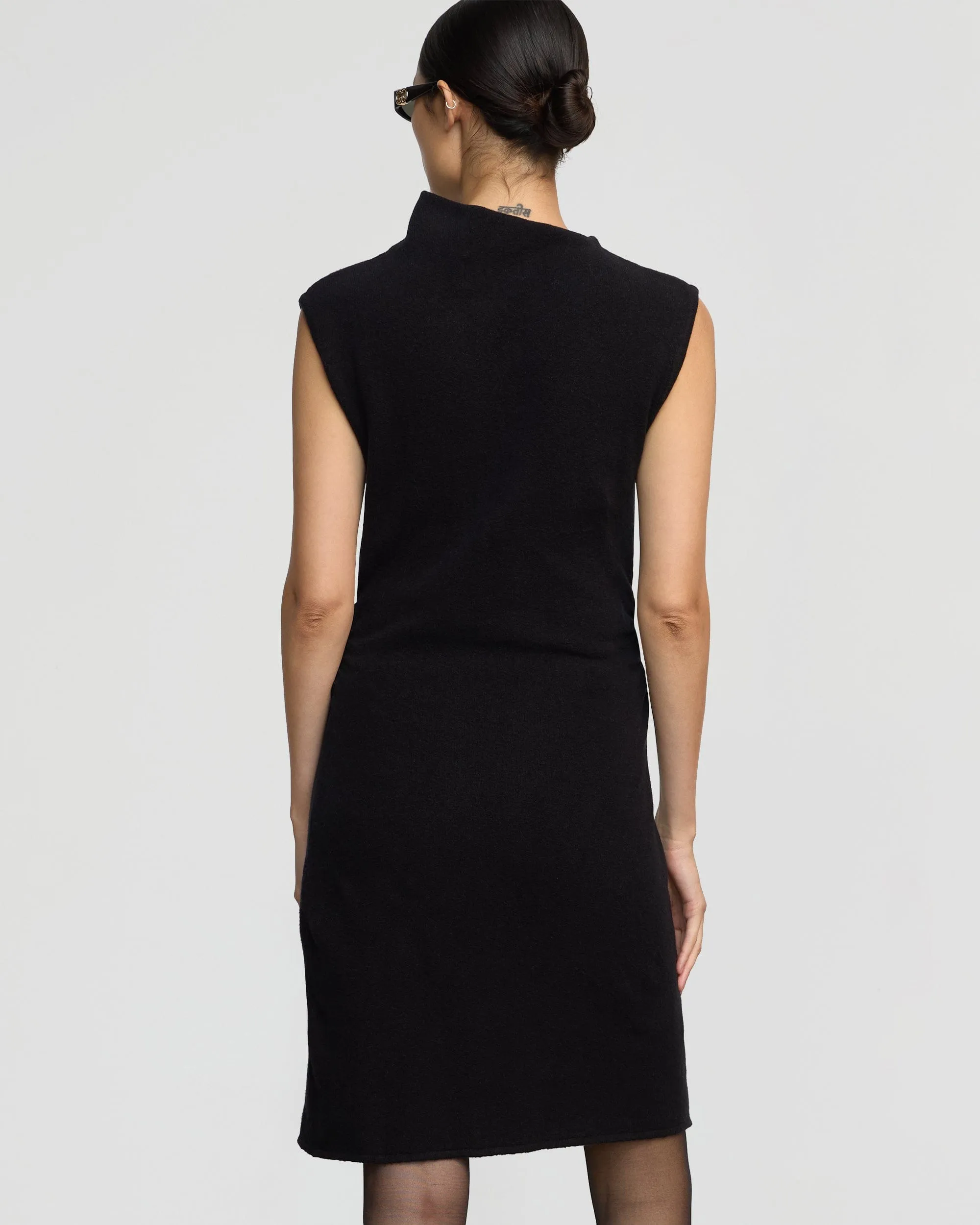 Robe mini Alaia à encolure asymétrique