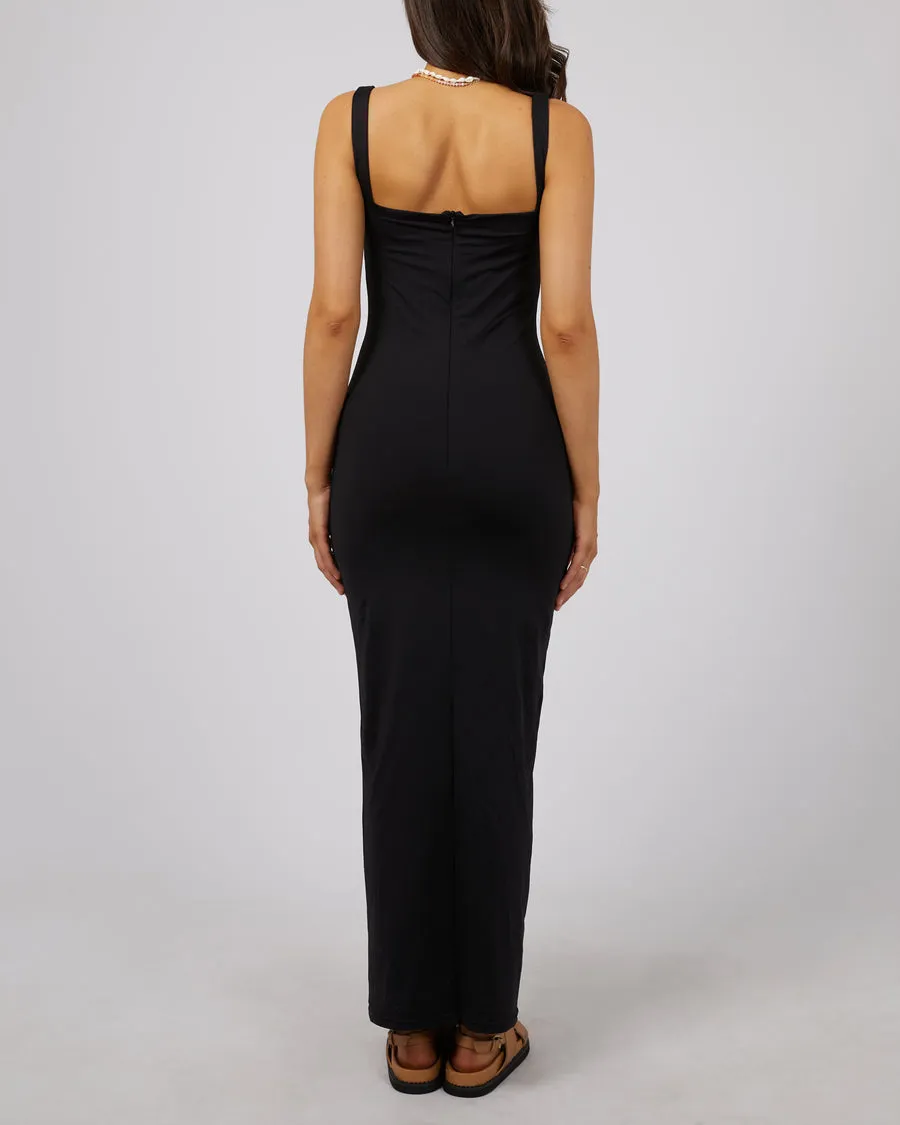All About Eve Vêtements Robe Longue Élégante Eve | Noir
