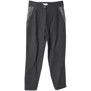 Pantalon Anine Bing en Viscose Noire