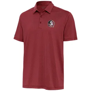 Polo de performance pour hommes Antigua avec logo Seminole imprimé par sublimation - Grenat
