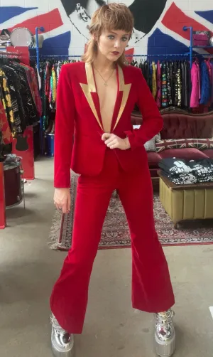 Costume Rebelle Velours Rouge Any Old Iron
