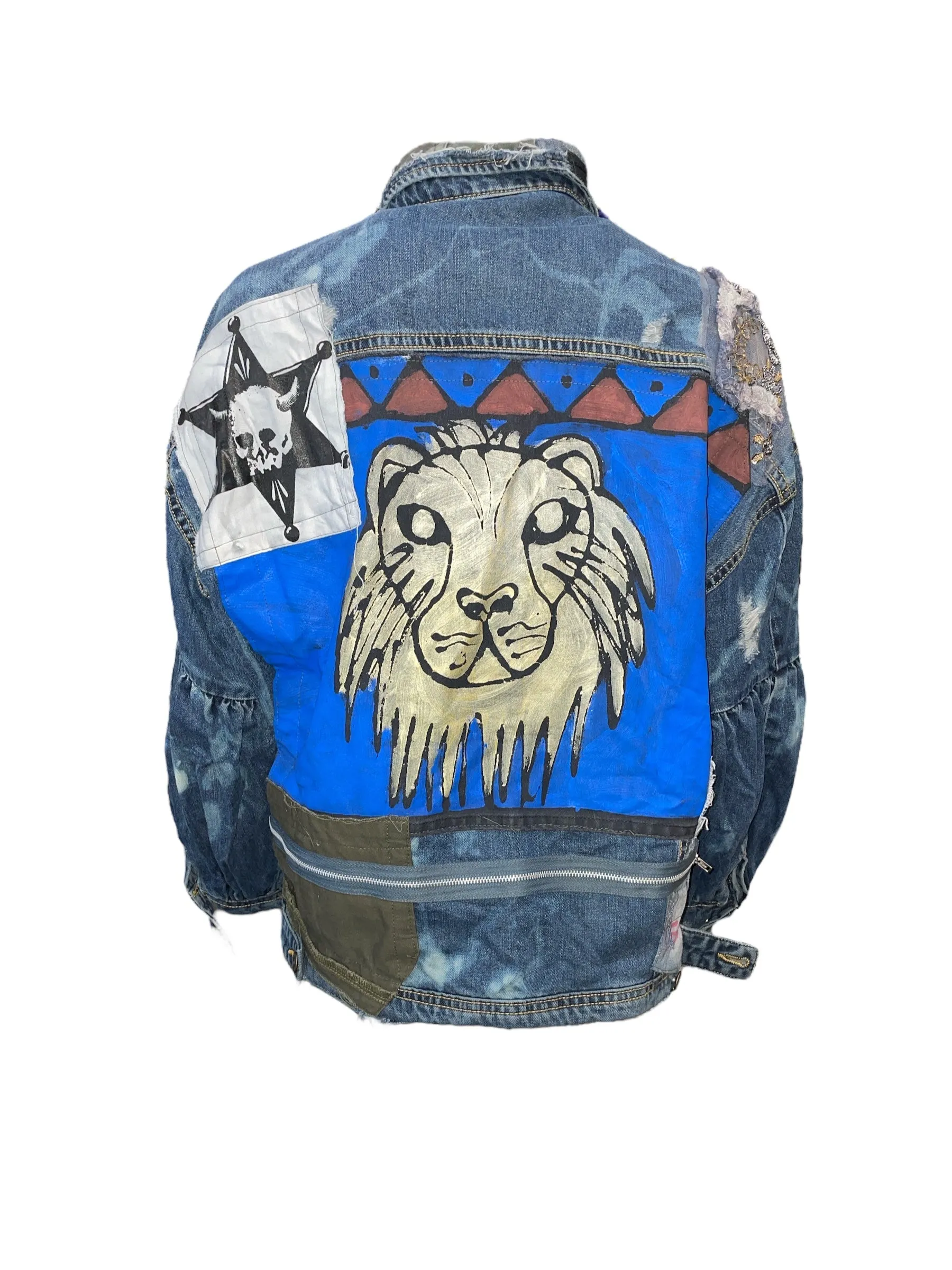 Veste en jean Any Old Iron X Red Mutha à perles nostalgiques