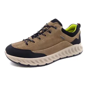 Chaussures Ara pour Homme Pietro Marron-Gris/Noir Imperméables Gore-Tex