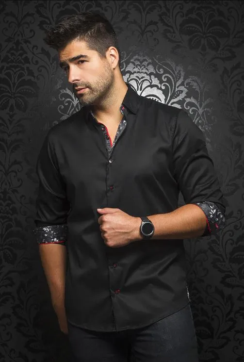 Chemise extensible Mc Queen en noir