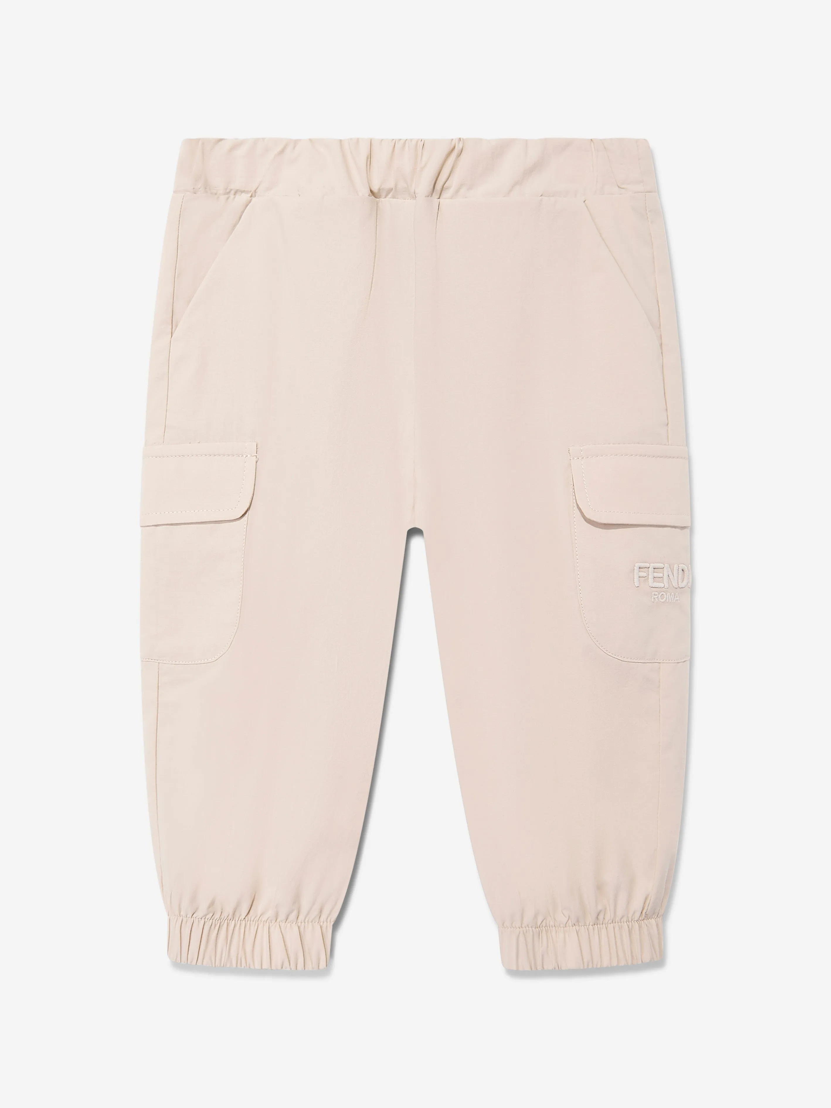 Pantalons cargo pour bébé garçon en beige