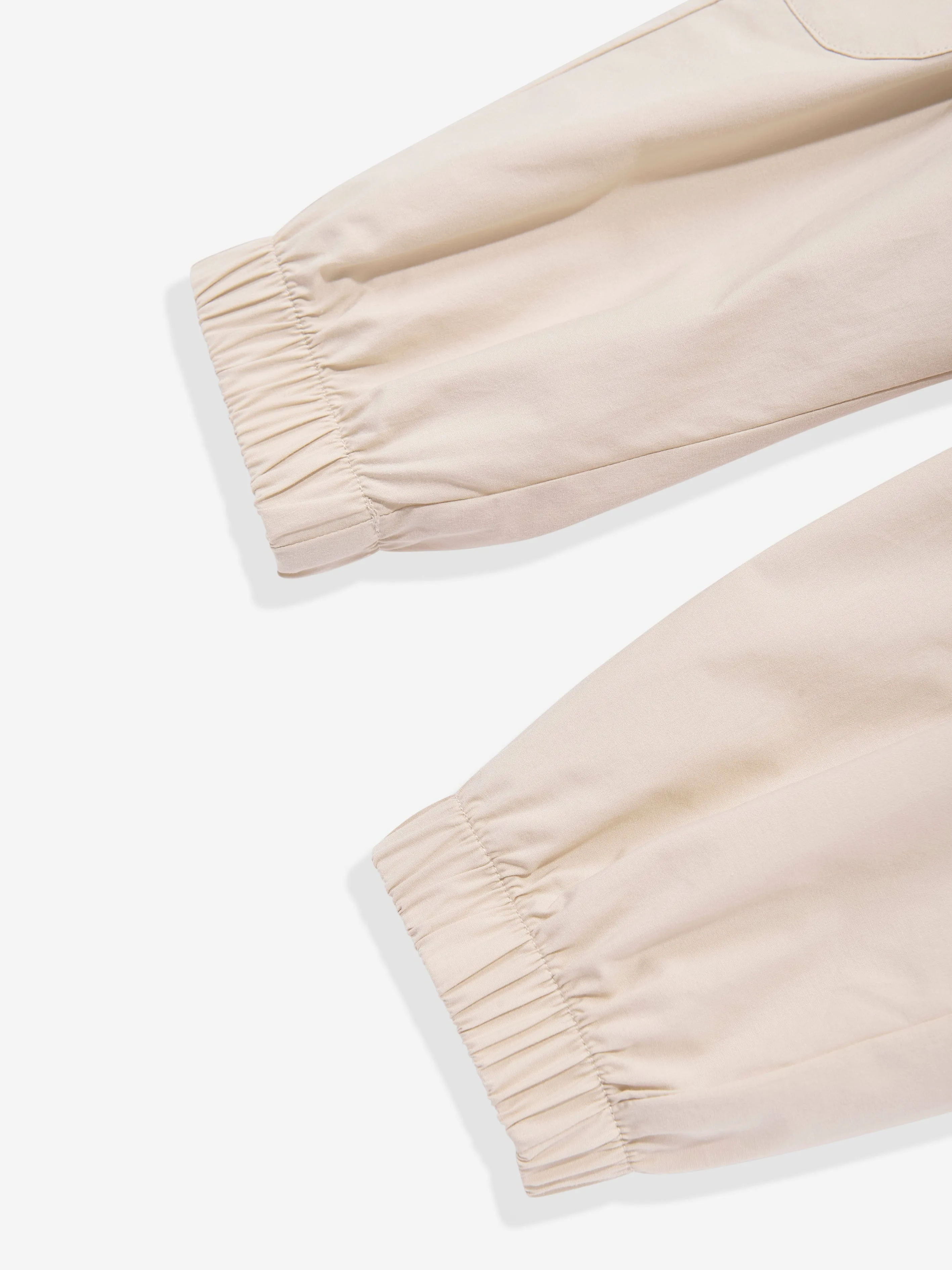 Pantalons cargo pour bébé garçon en beige