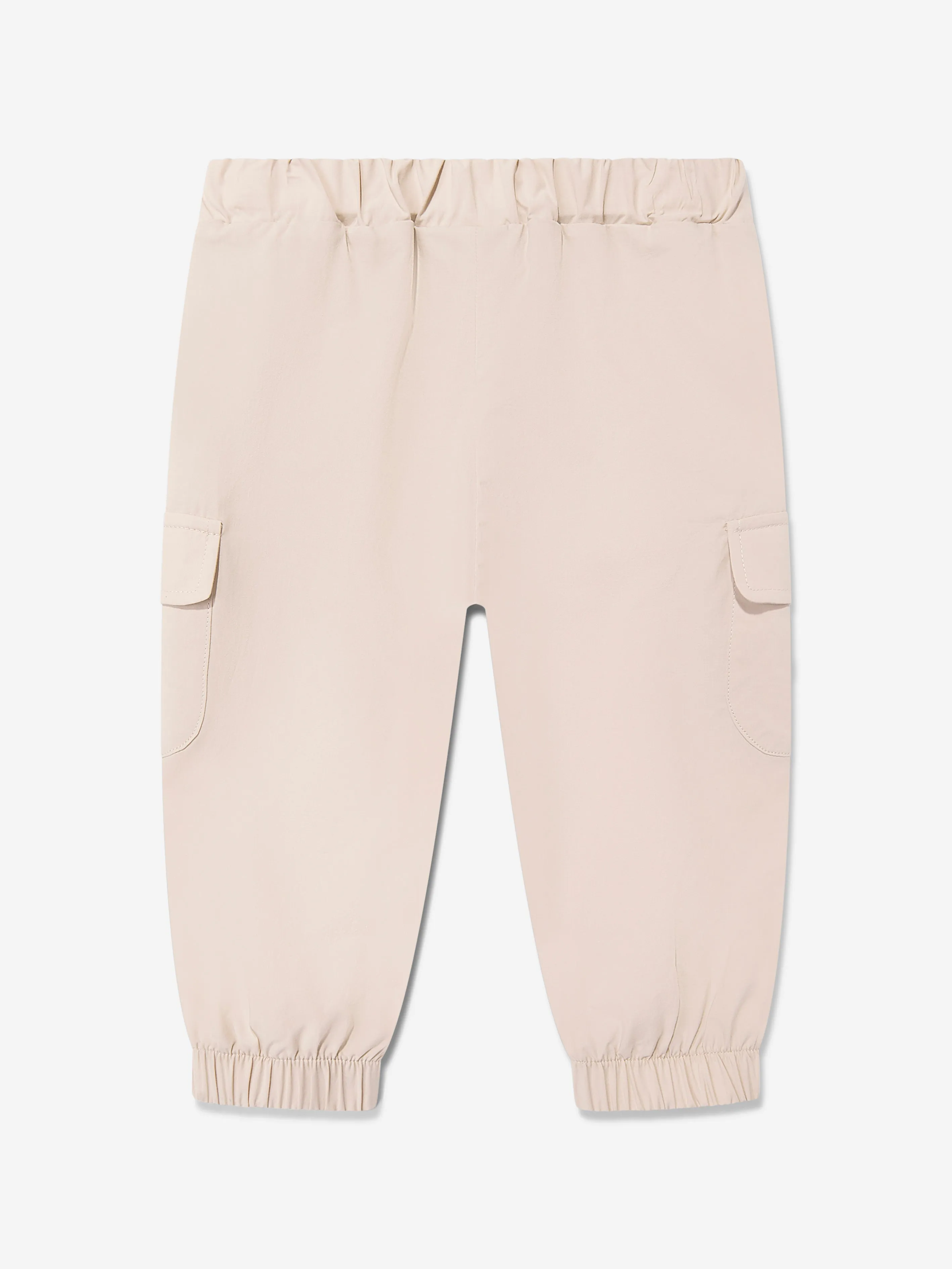 Pantalons cargo pour bébé garçon en beige