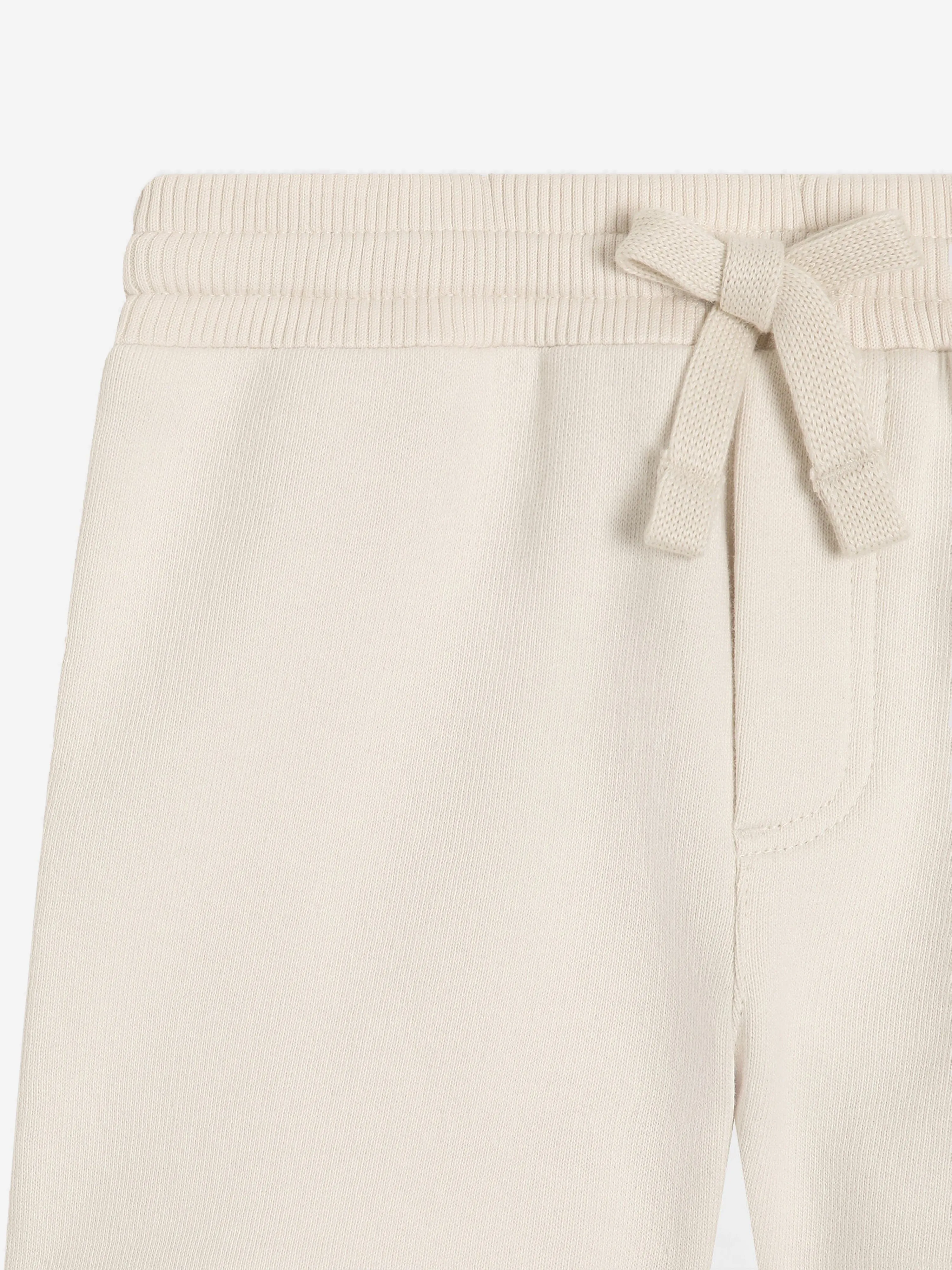 Short de bébé garçon avec logo en ivoire