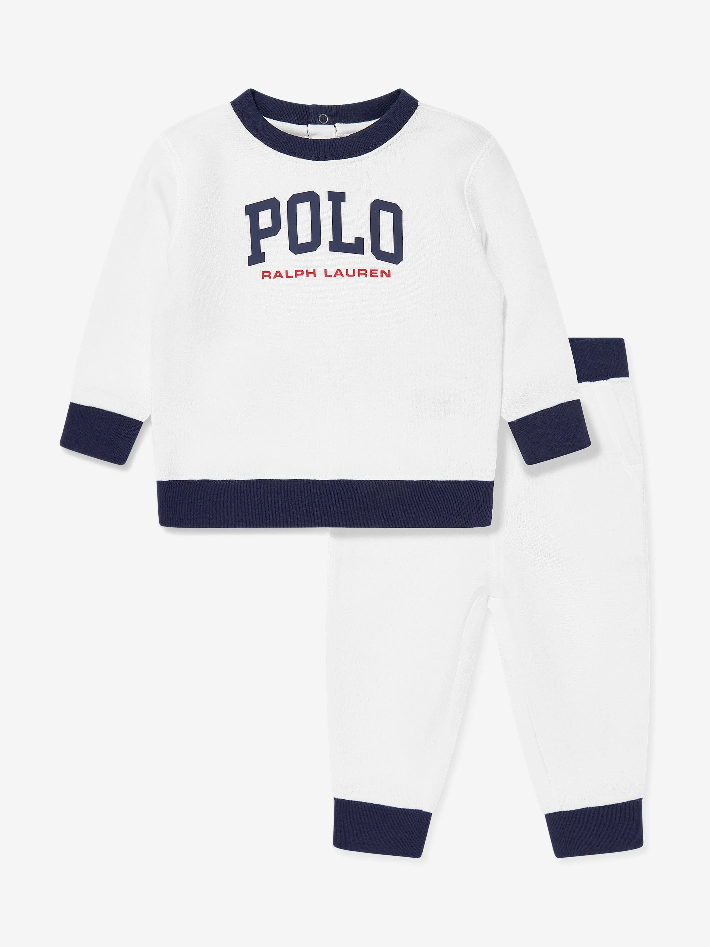Ensemble Polo pour Bébé Garçon en Blanc