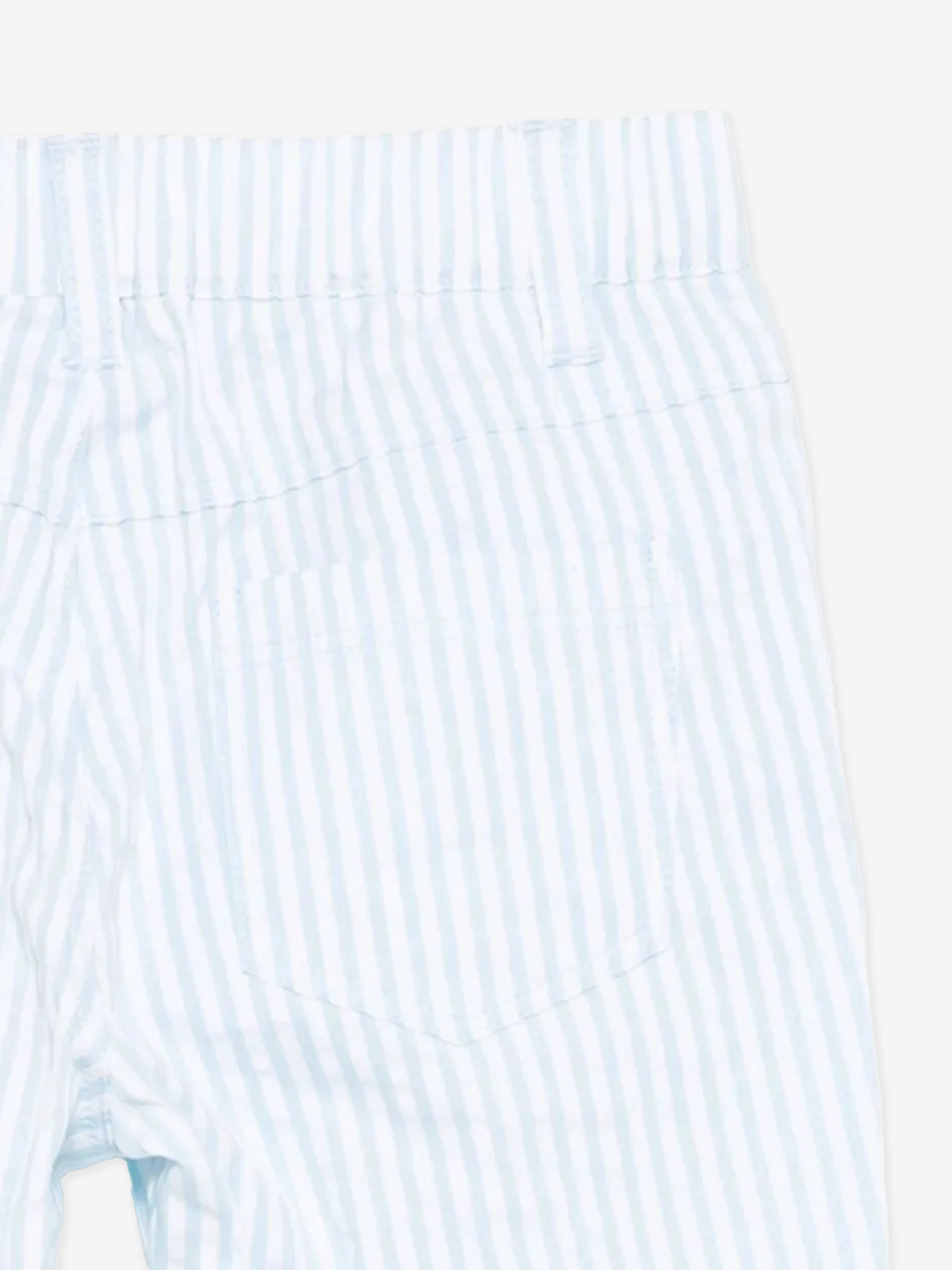 Pantalons Ours en Peluche à Rayures Bleu pour Bébé Garçon