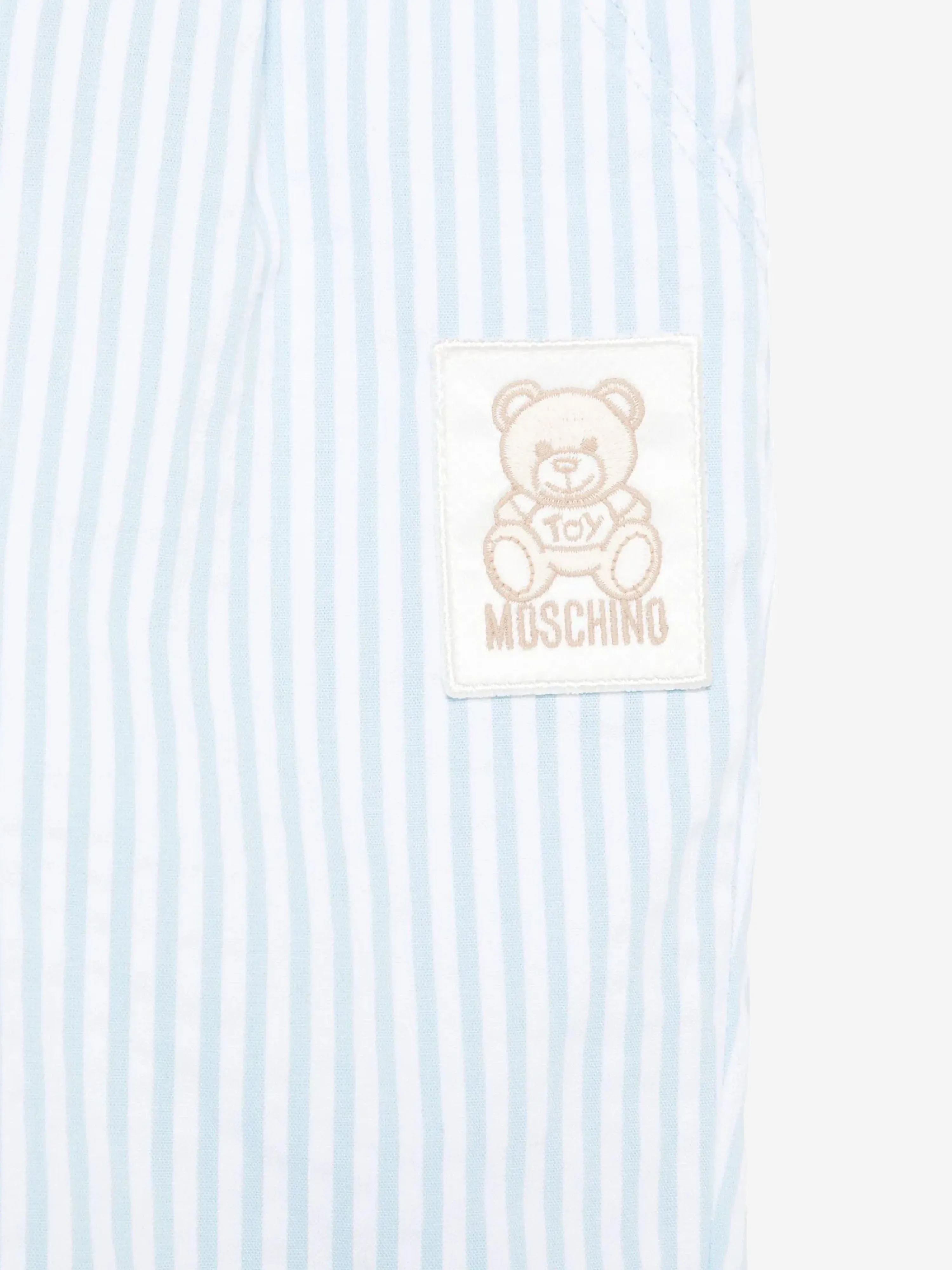 Pantalons Ours en Peluche à Rayures Bleu pour Bébé Garçon