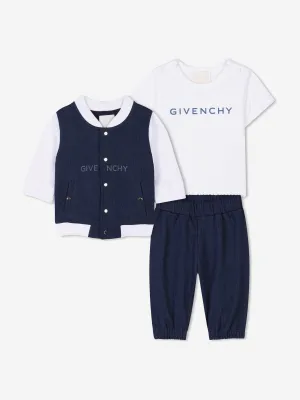 Ensemble de survêtement en jean polaire pour bébé en bleu