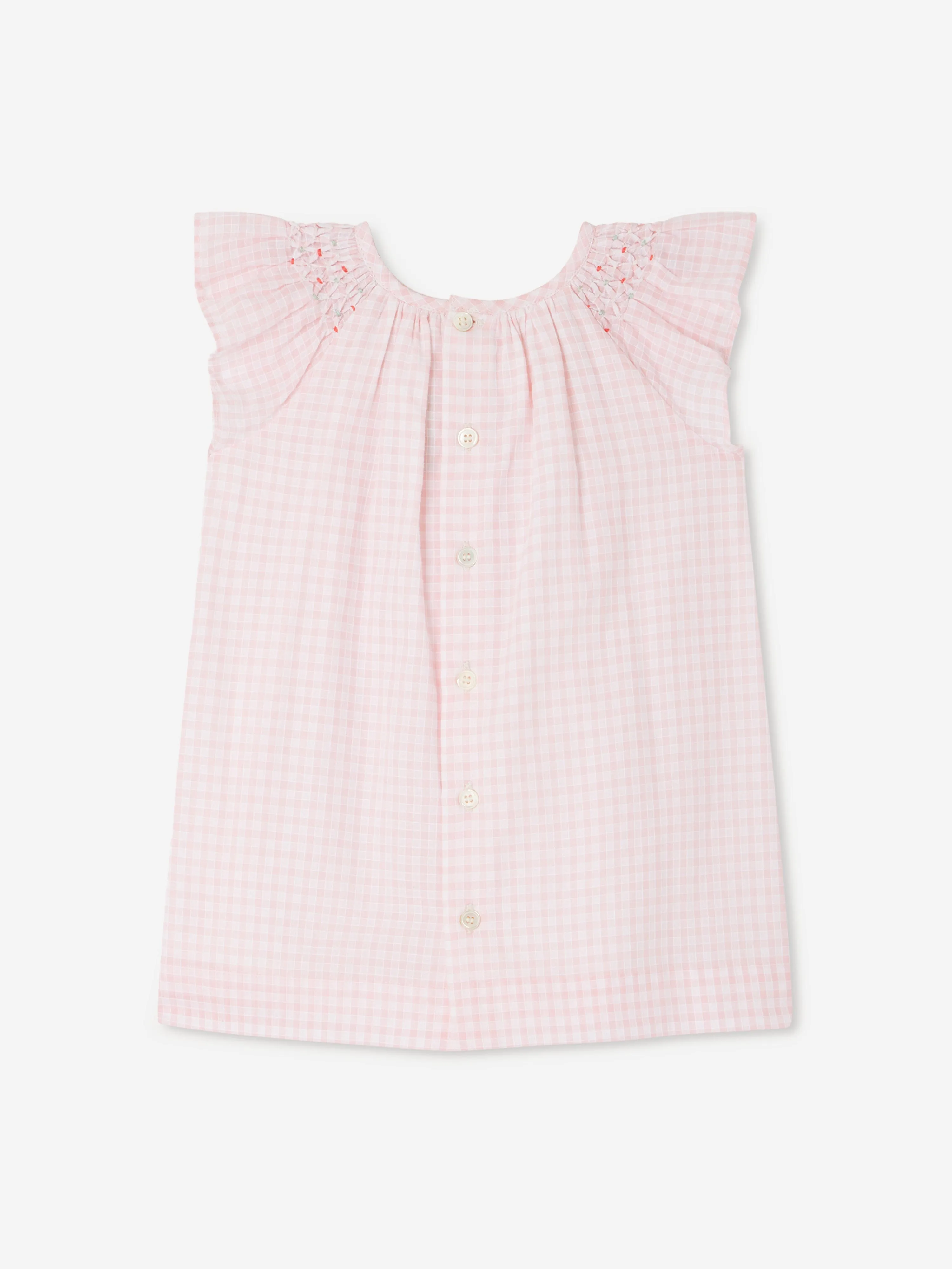 Robe Carmella pour bébé fille en rose