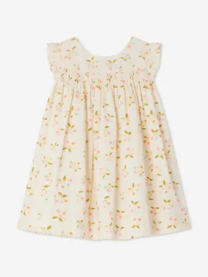 Robe pour bébé fille en ivoire