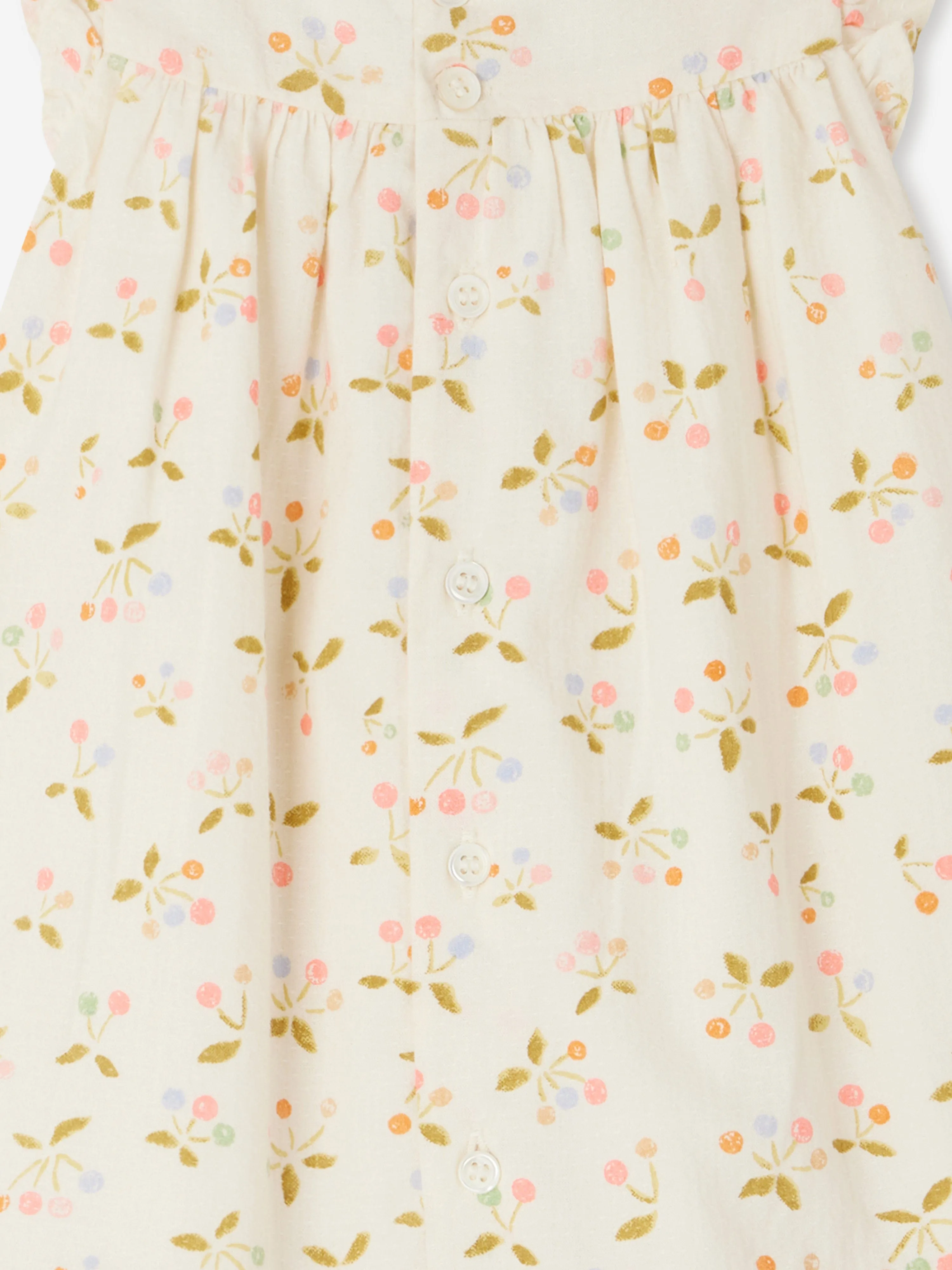 Robe pour bébé fille en ivoire
