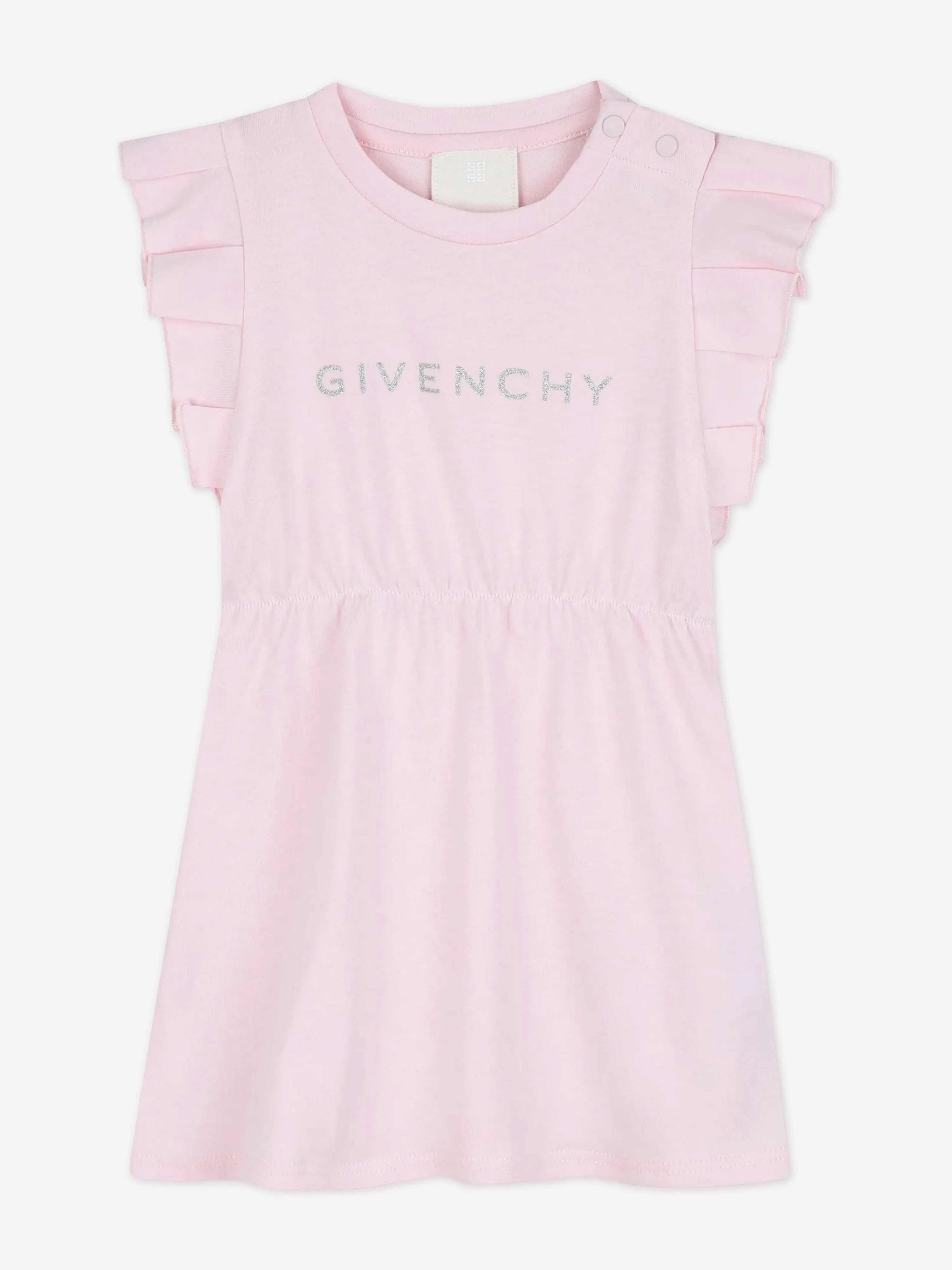 Robe en jersey pailleté pour bébé fille en rose