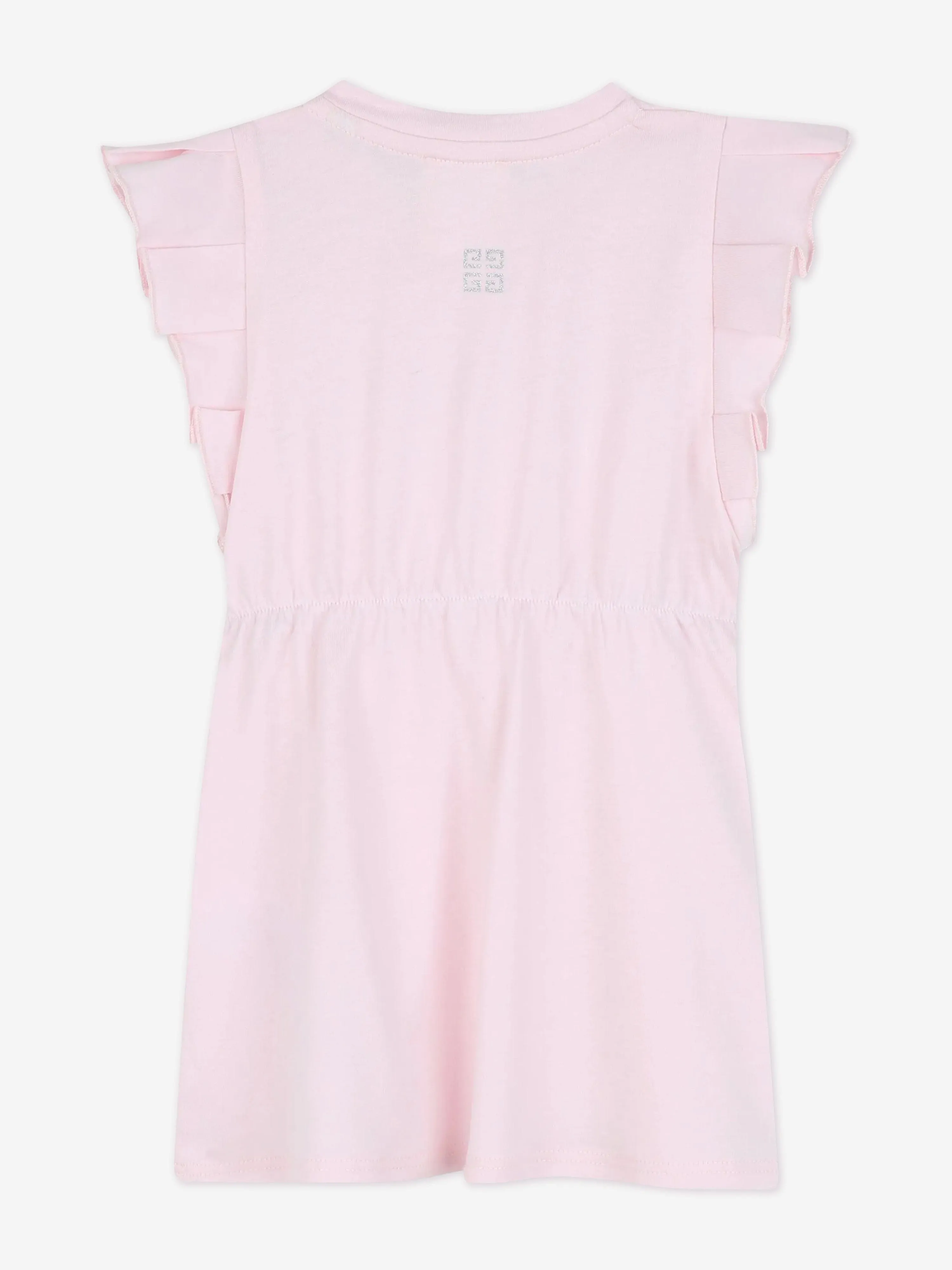Robe en jersey pailleté pour bébé fille en rose