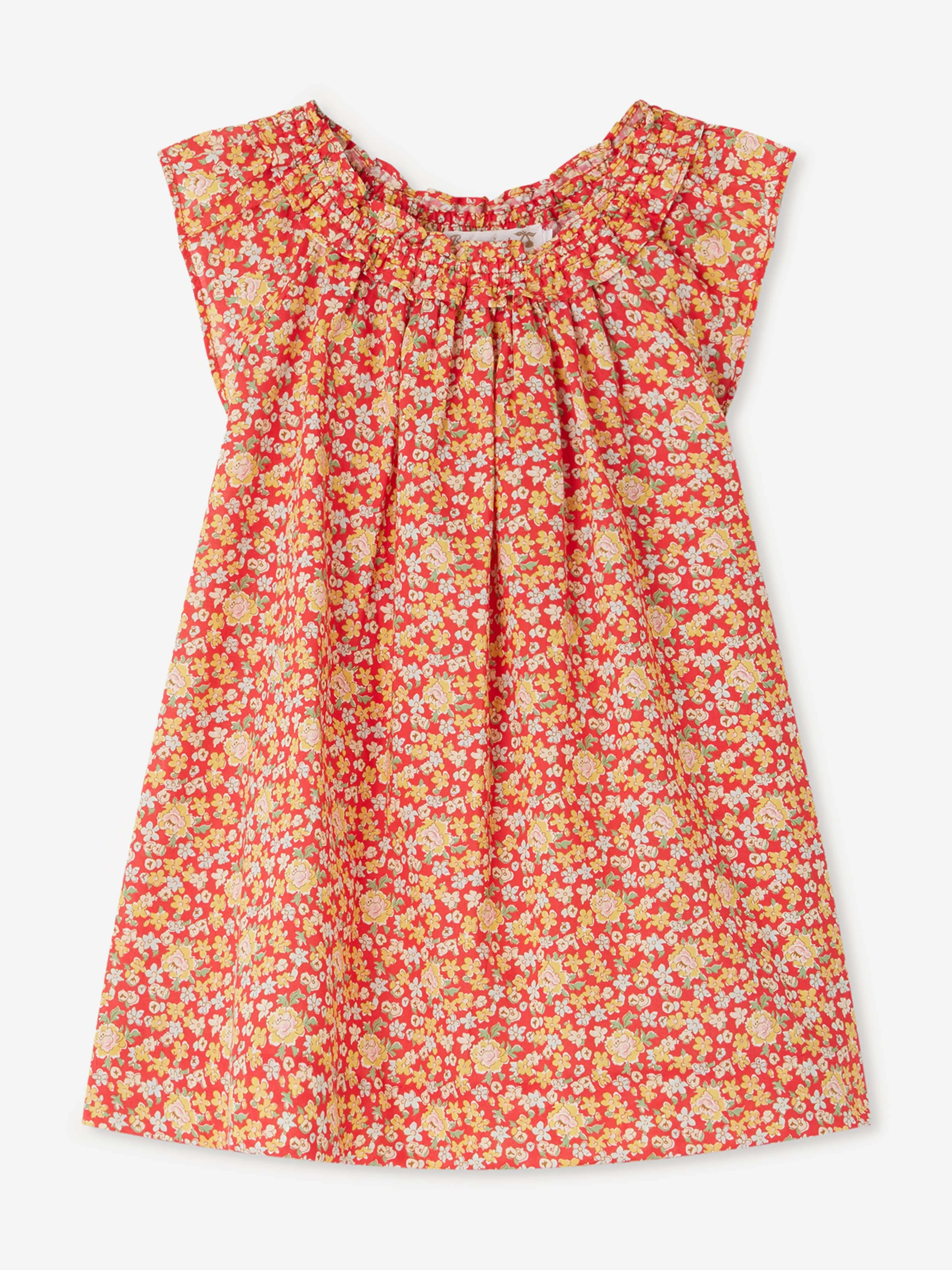 Robe Goldina pour bébé fille en rouge