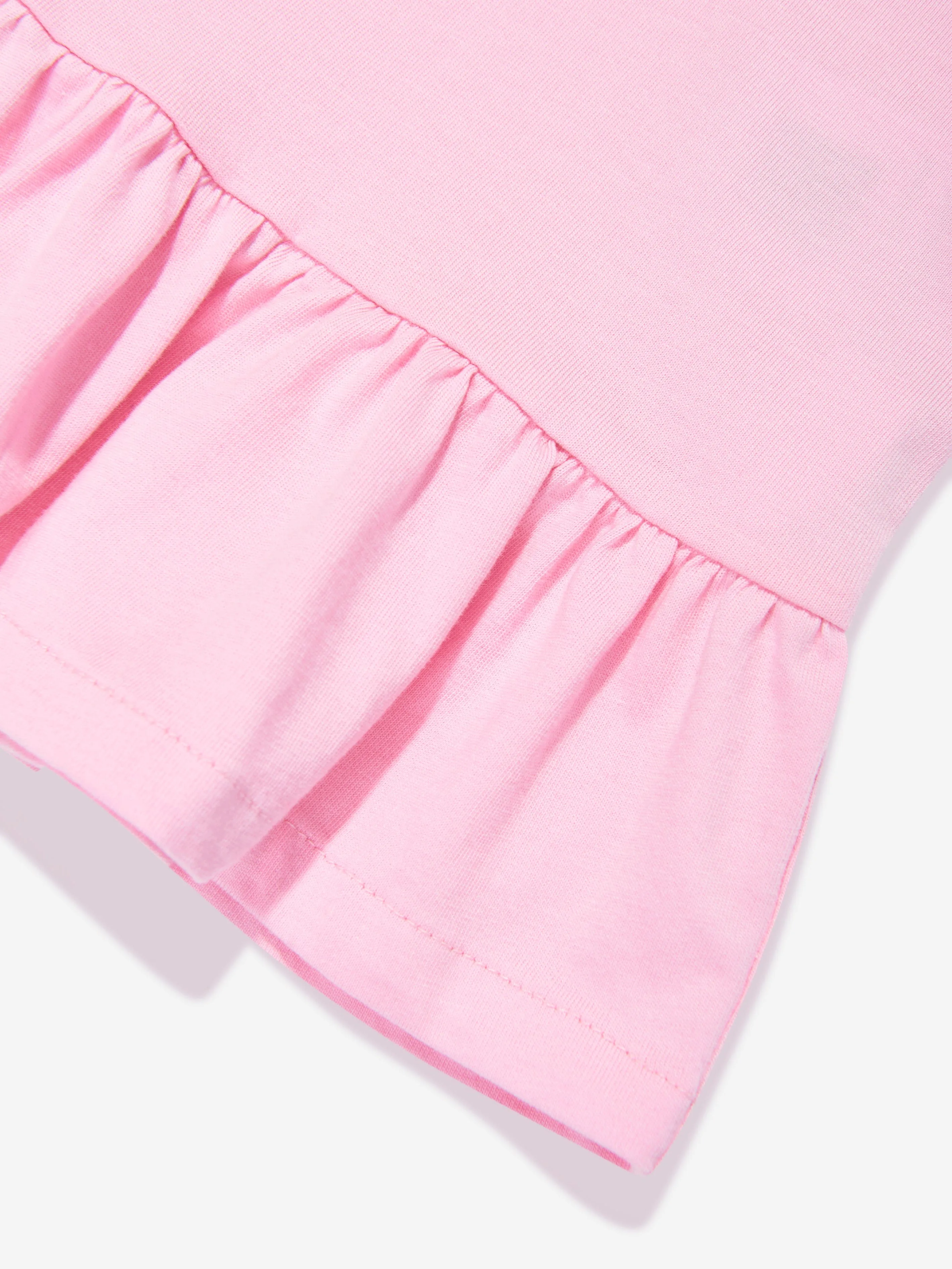 Robe polo pour bébé fille en rose