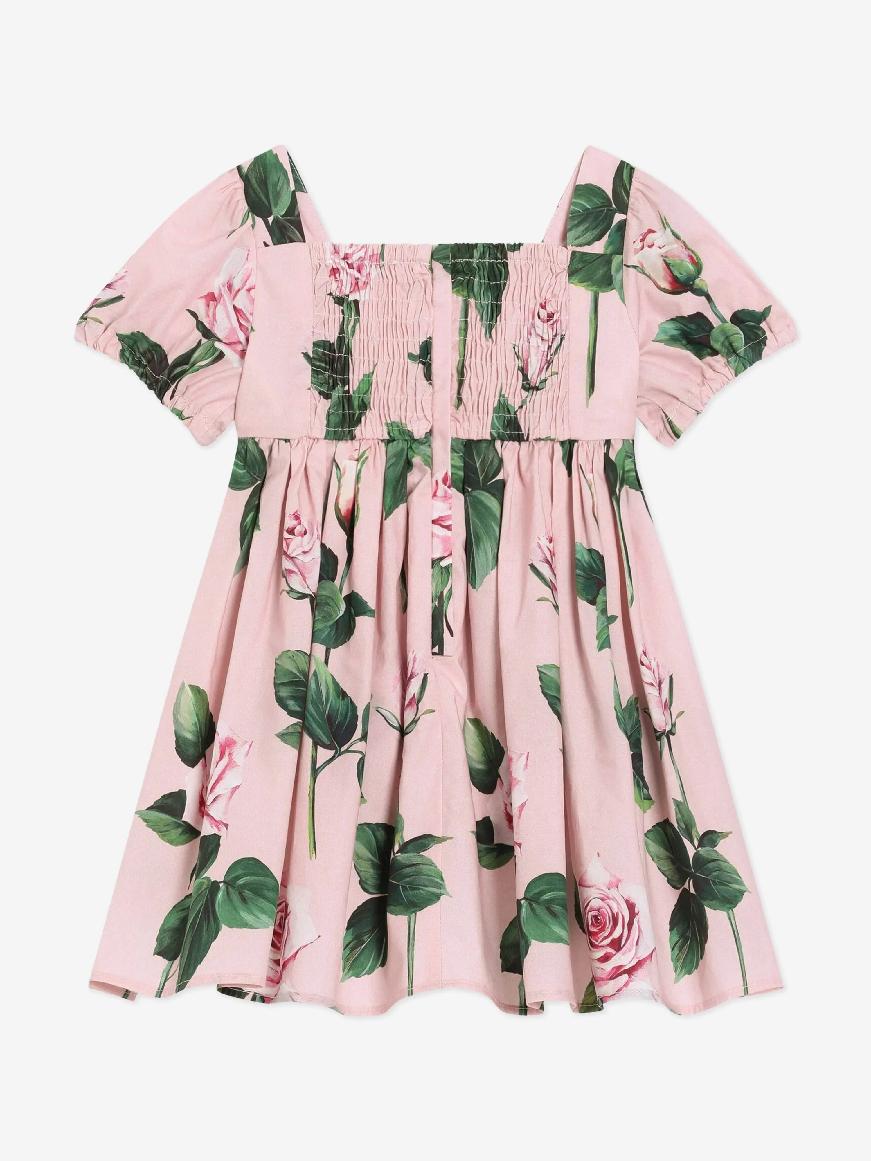 Robe à imprimé rose pour bébé fille en rose