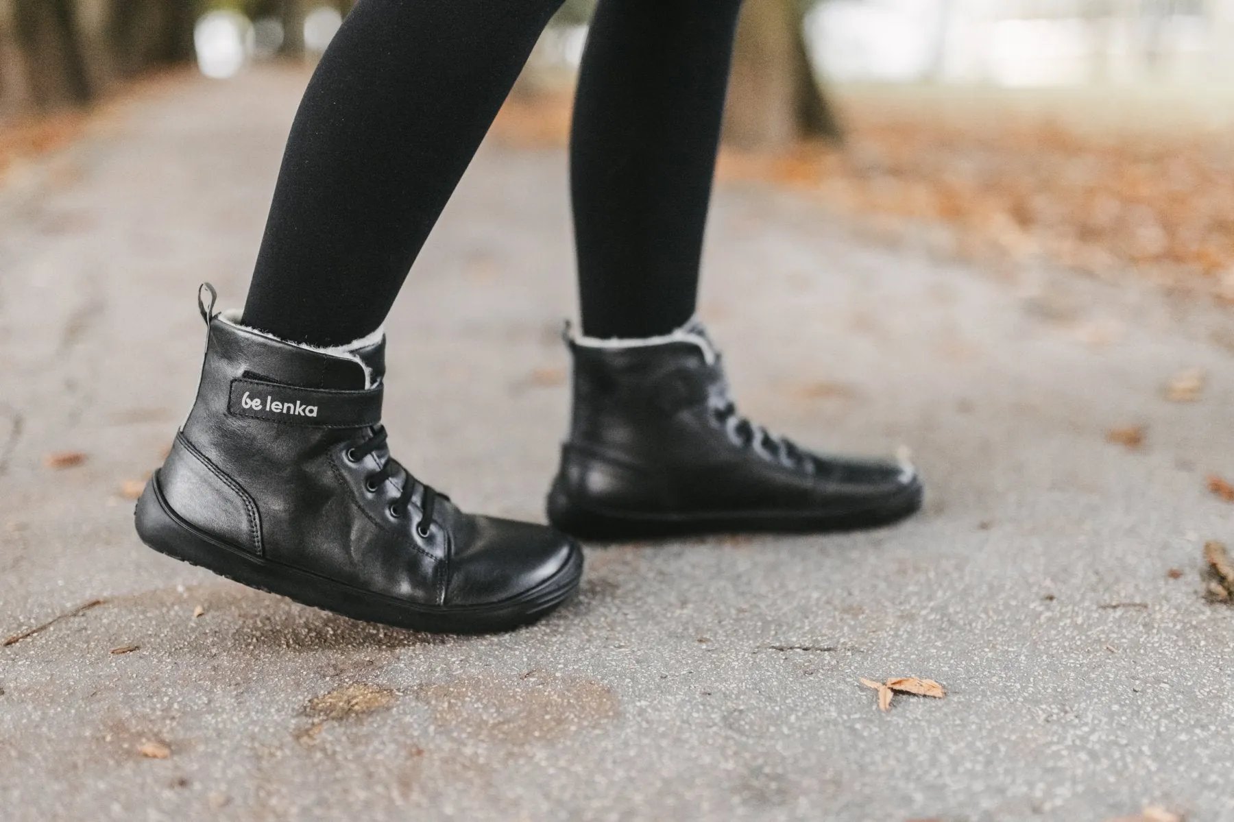 Chaussures d'hiver Barefoot Be Lenka pour enfants - Tout Noir_Be Lenka_Chaussures
