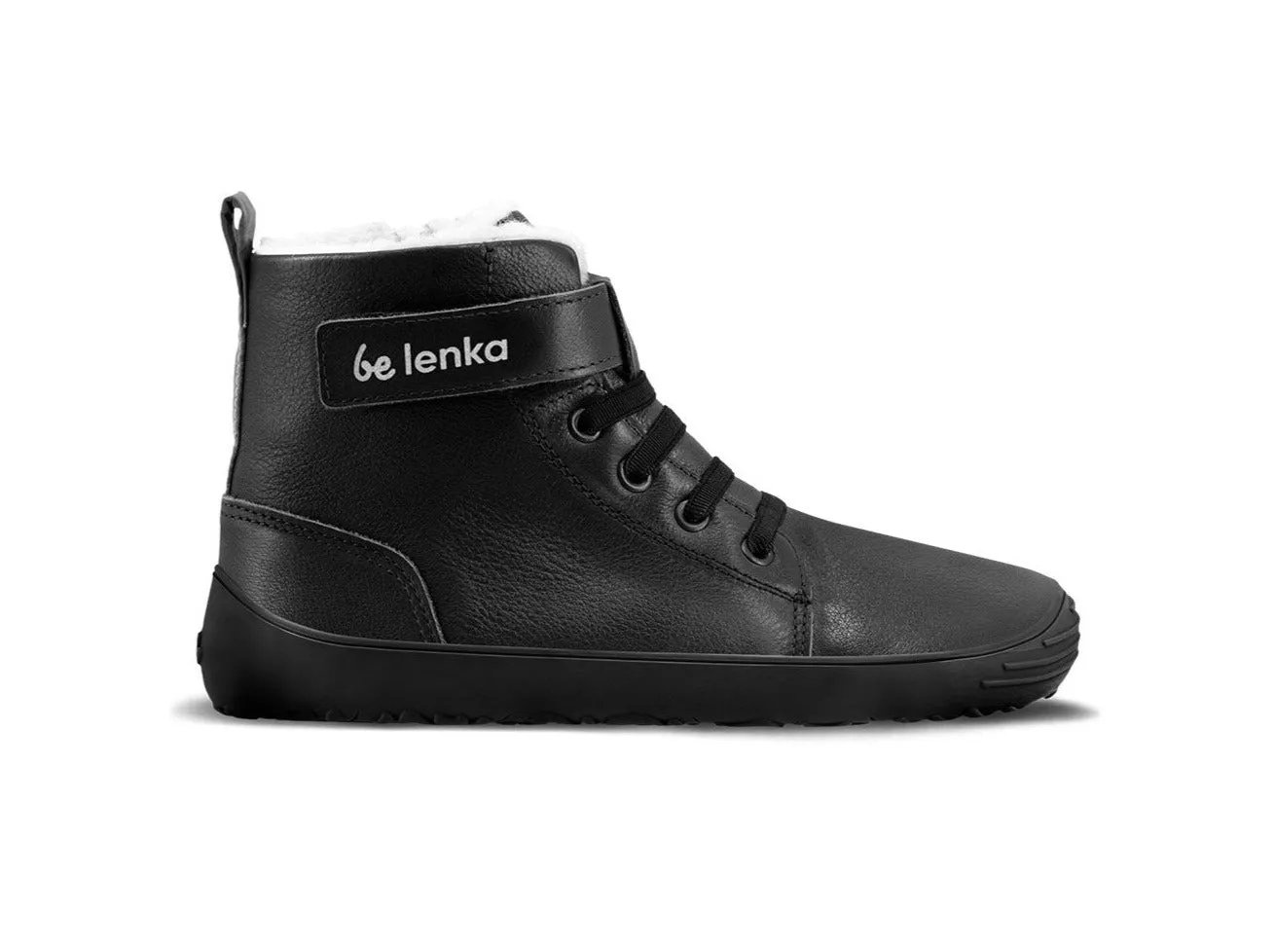 Chaussures d'hiver Barefoot Be Lenka pour enfants - Tout Noir_Be Lenka_Chaussures