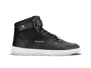 Barefoot Sneakers Barebarics Zing - High Top - Black & White - Leather Shoes_Be Lenka_Footwear