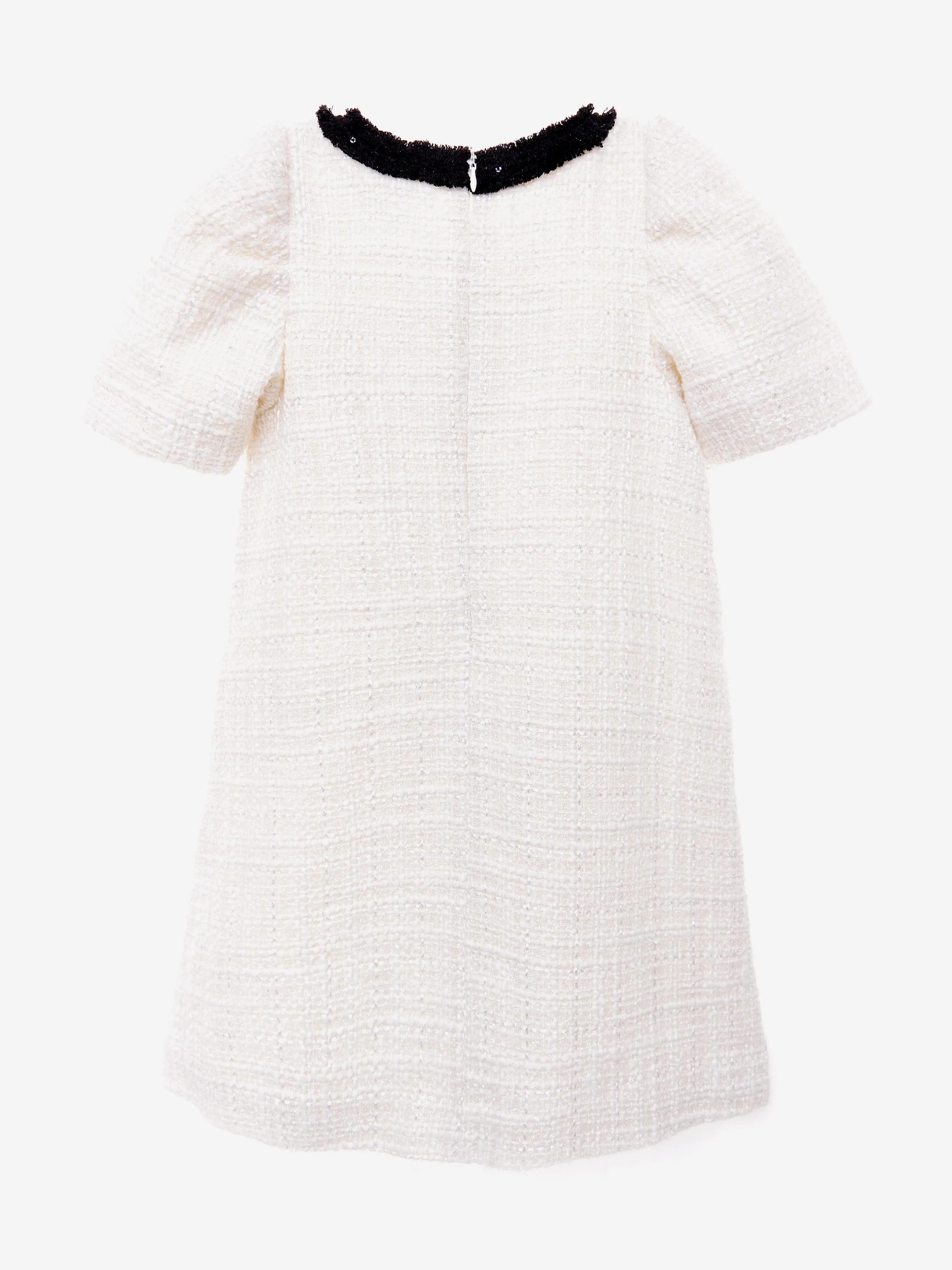Robe en tweed BCBG Girls en ivoire
