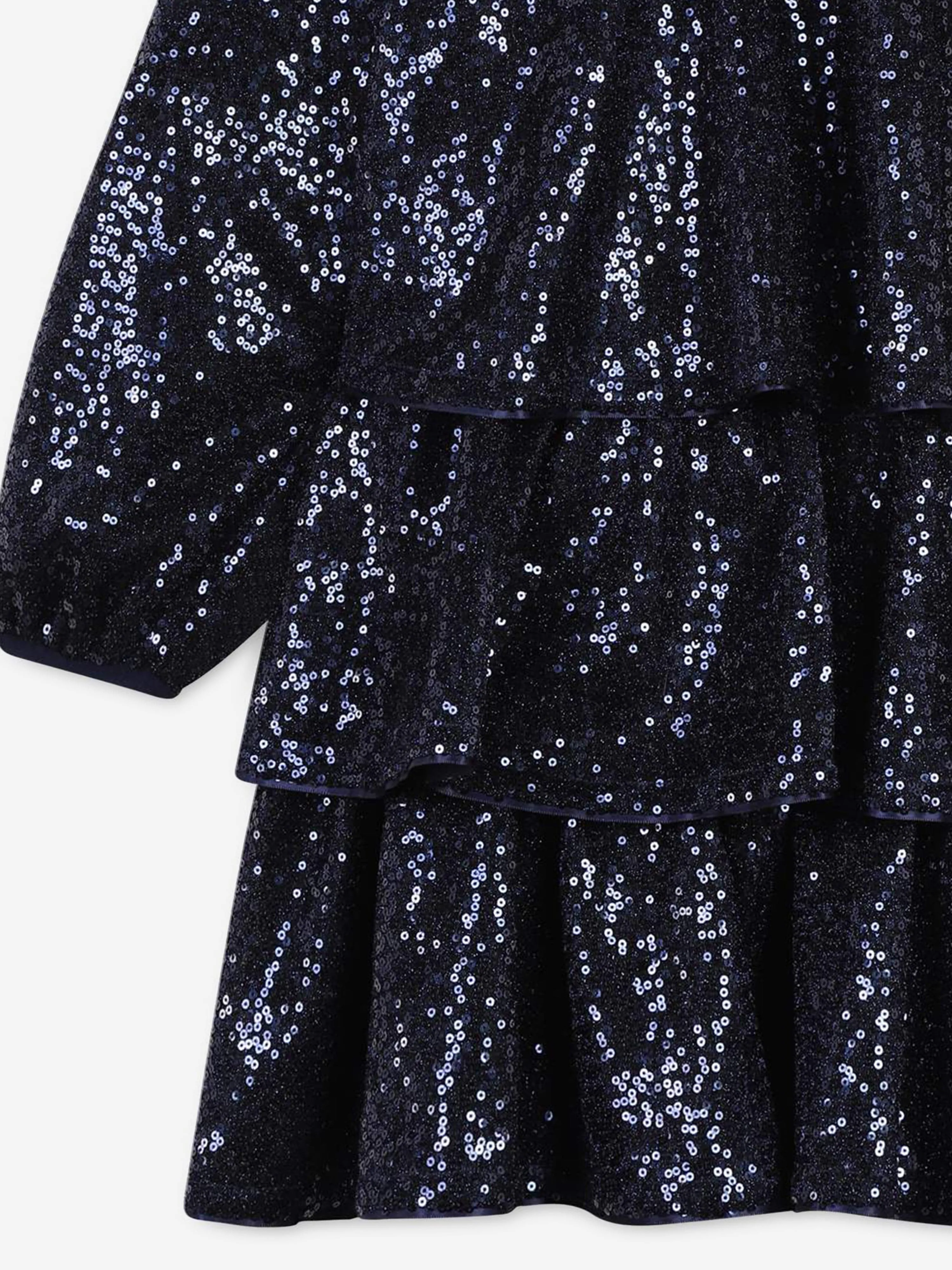Robe à paillettes pour occasions spéciales Billieblush Girls en bleu