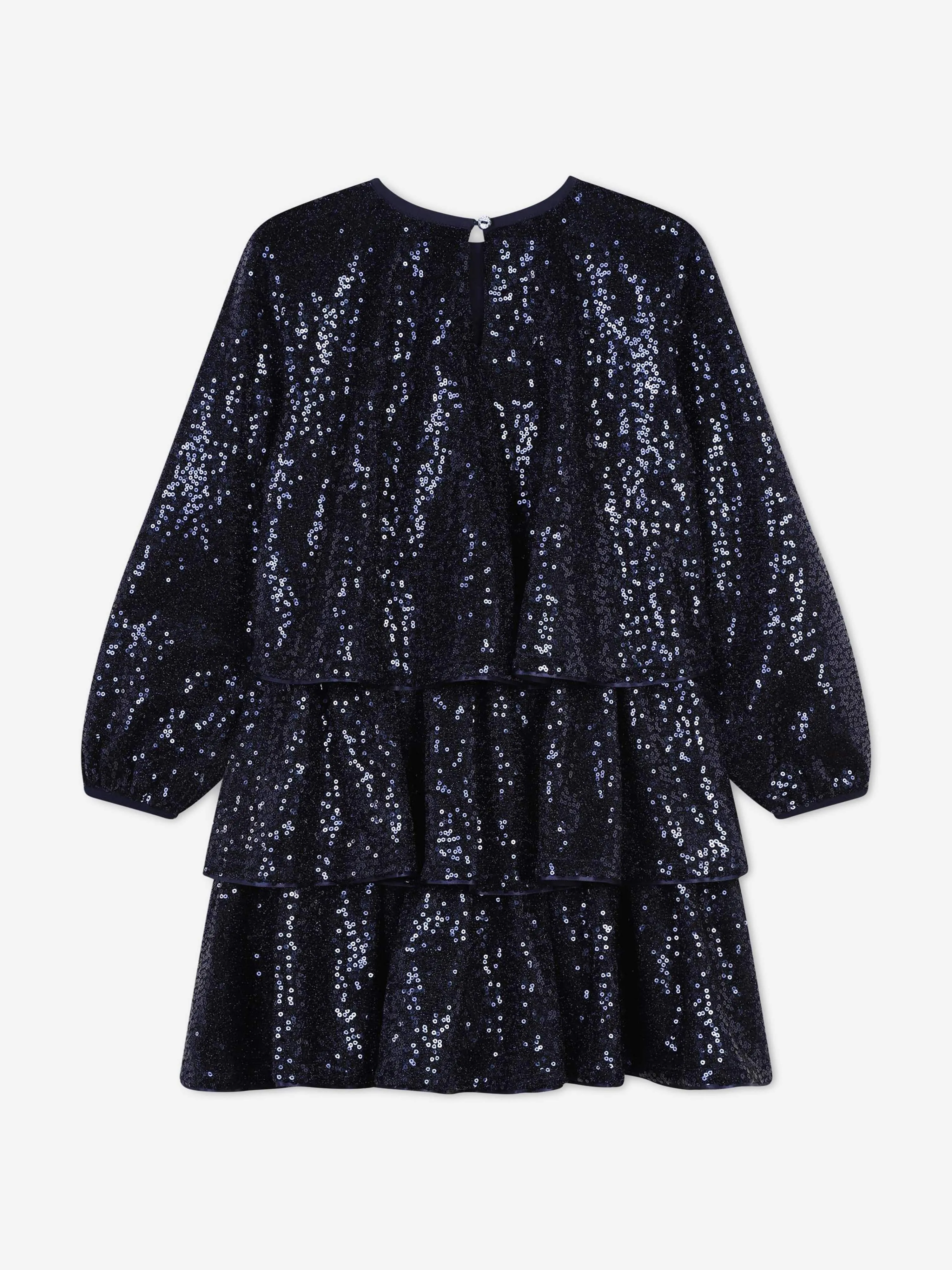 Robe à paillettes pour occasions spéciales Billieblush Girls en bleu