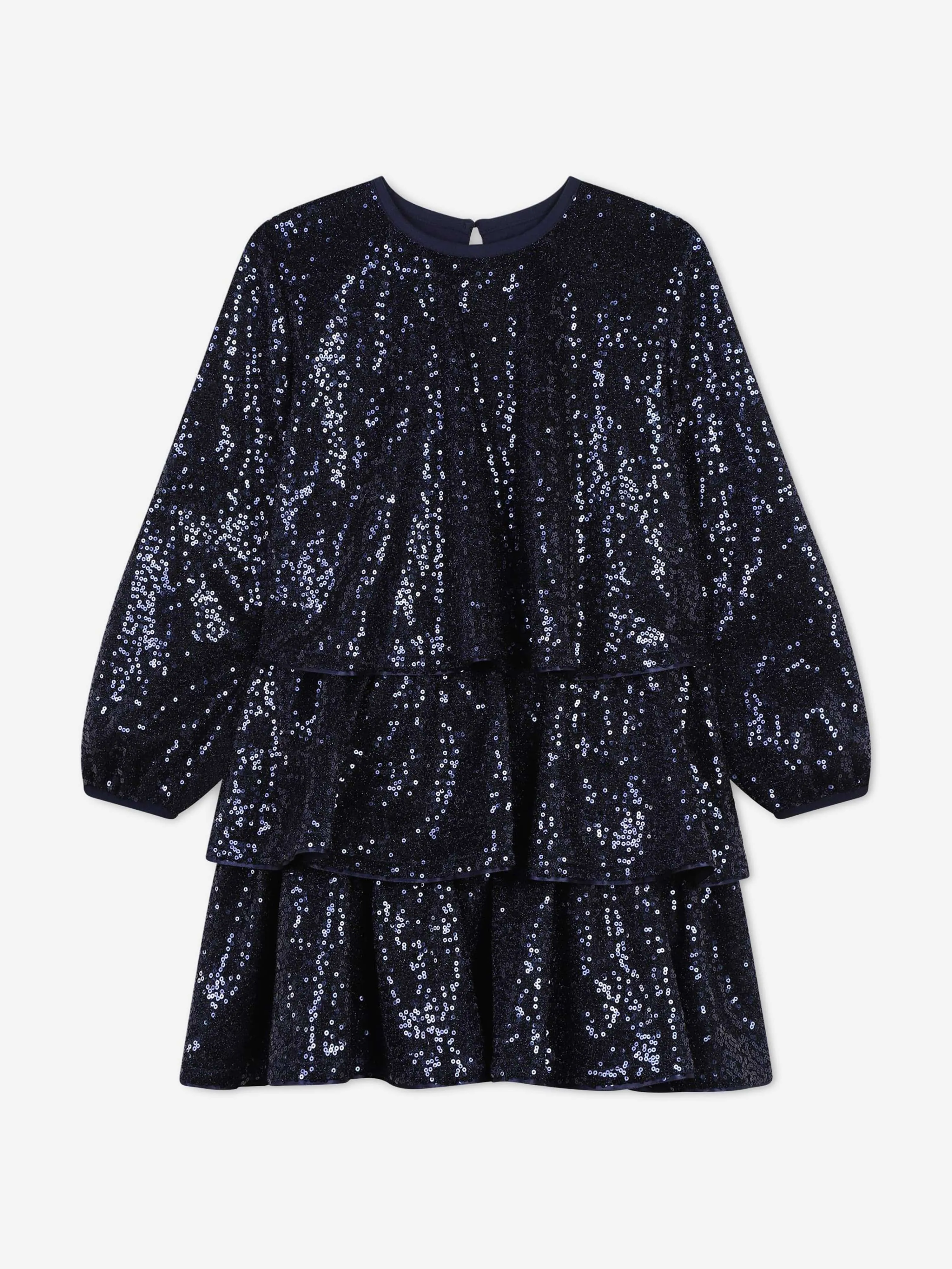 Robe à paillettes pour occasions spéciales Billieblush Girls en bleu