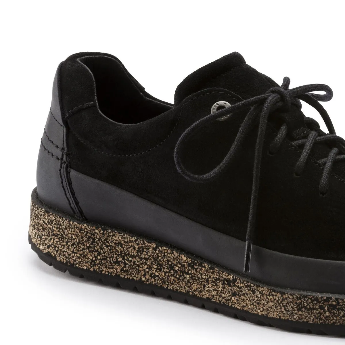Birkenstock Hommes Honnef Bas Noir Suède Chaussures Birkenstock