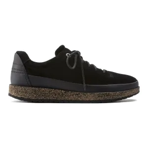 Birkenstock Hommes Honnef Bas Noir Suède Chaussures Birkenstock