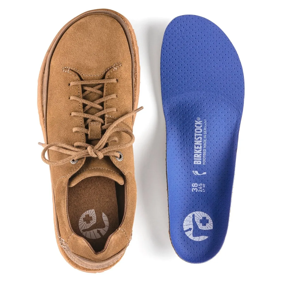 Birkenstock Hommes Honnef Bas Thé Daim Chaussures Birkenstock
