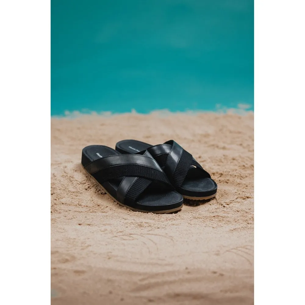 Sandales à glissière Black Merritt