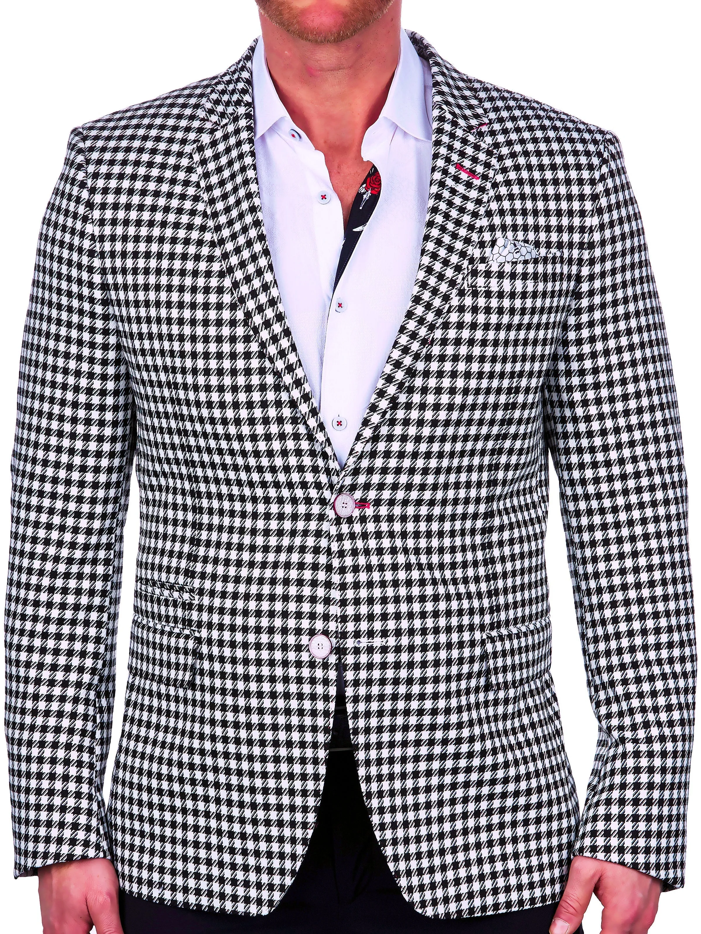Blazer Socrate Échecs Blanc