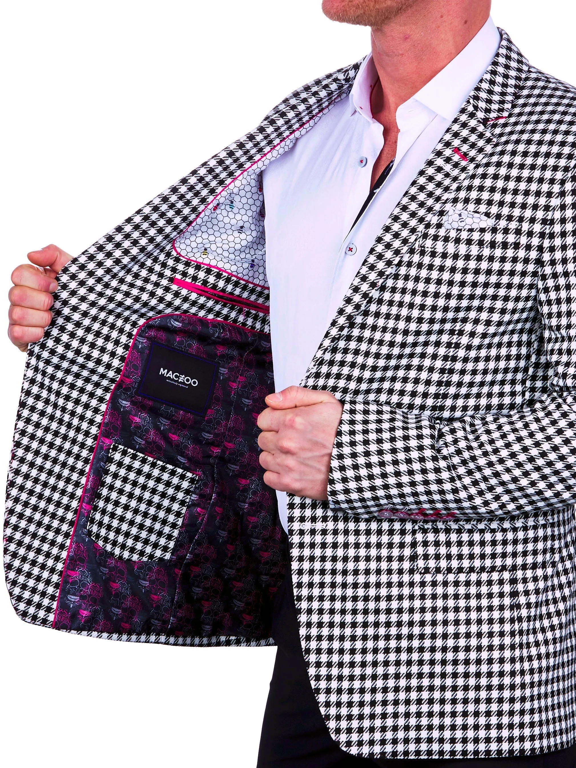 Blazer Socrate Échecs Blanc