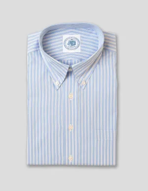 CHEMISE À RAYURES FANTAISIE BLEUE