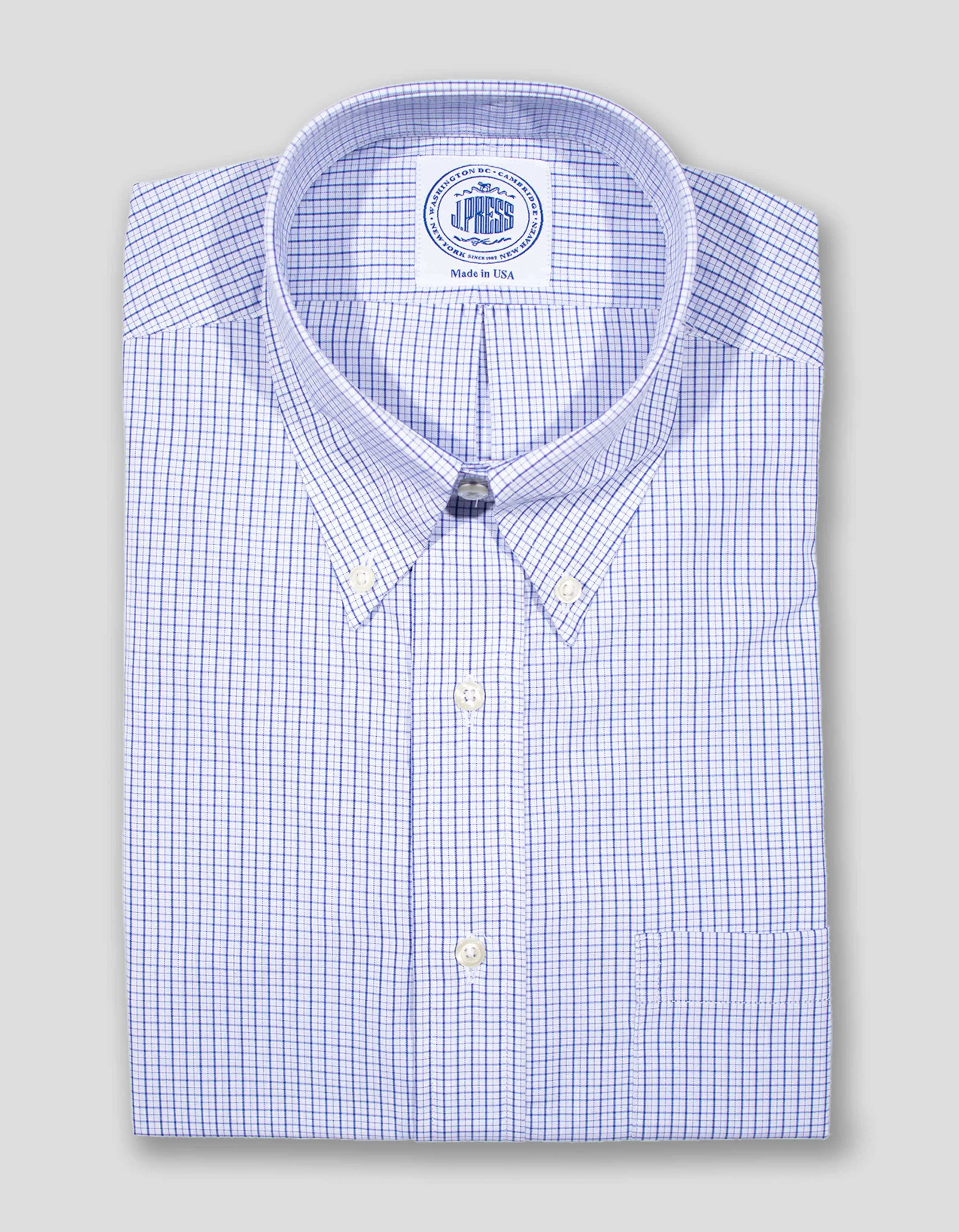 CHEMISE À CARREAUX MULTICOLORE BLEUE