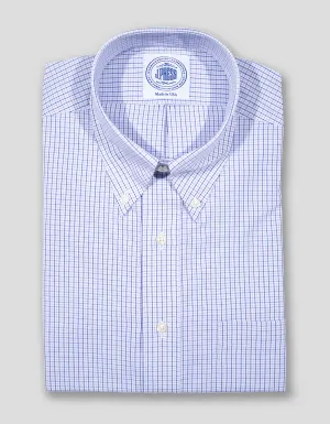 CHEMISE À CARREAUX MULTICOLORE BLEUE