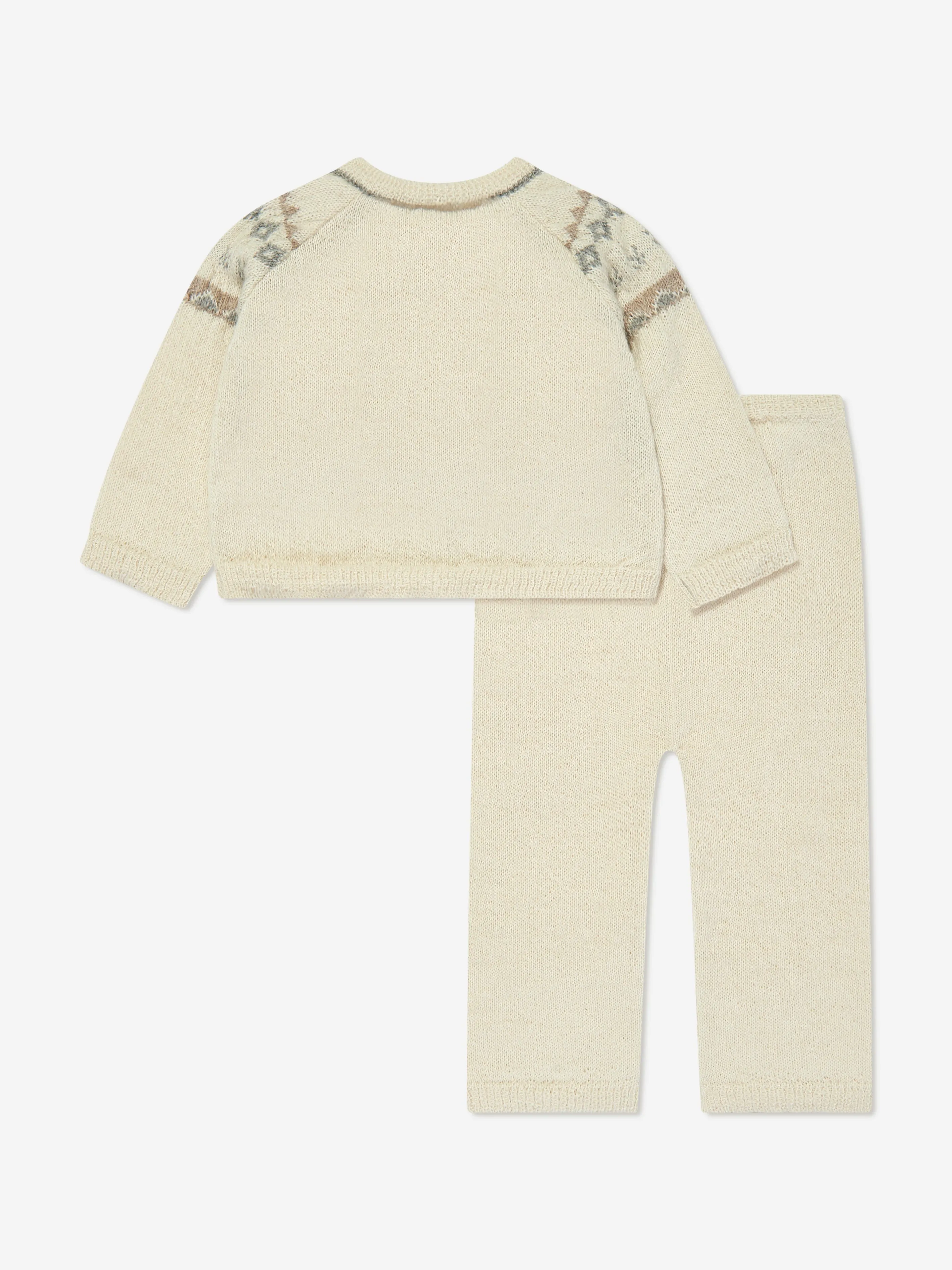 Ensemble Pantalon Griffin pour Bébé Garçon Bonpoint en Ivoire