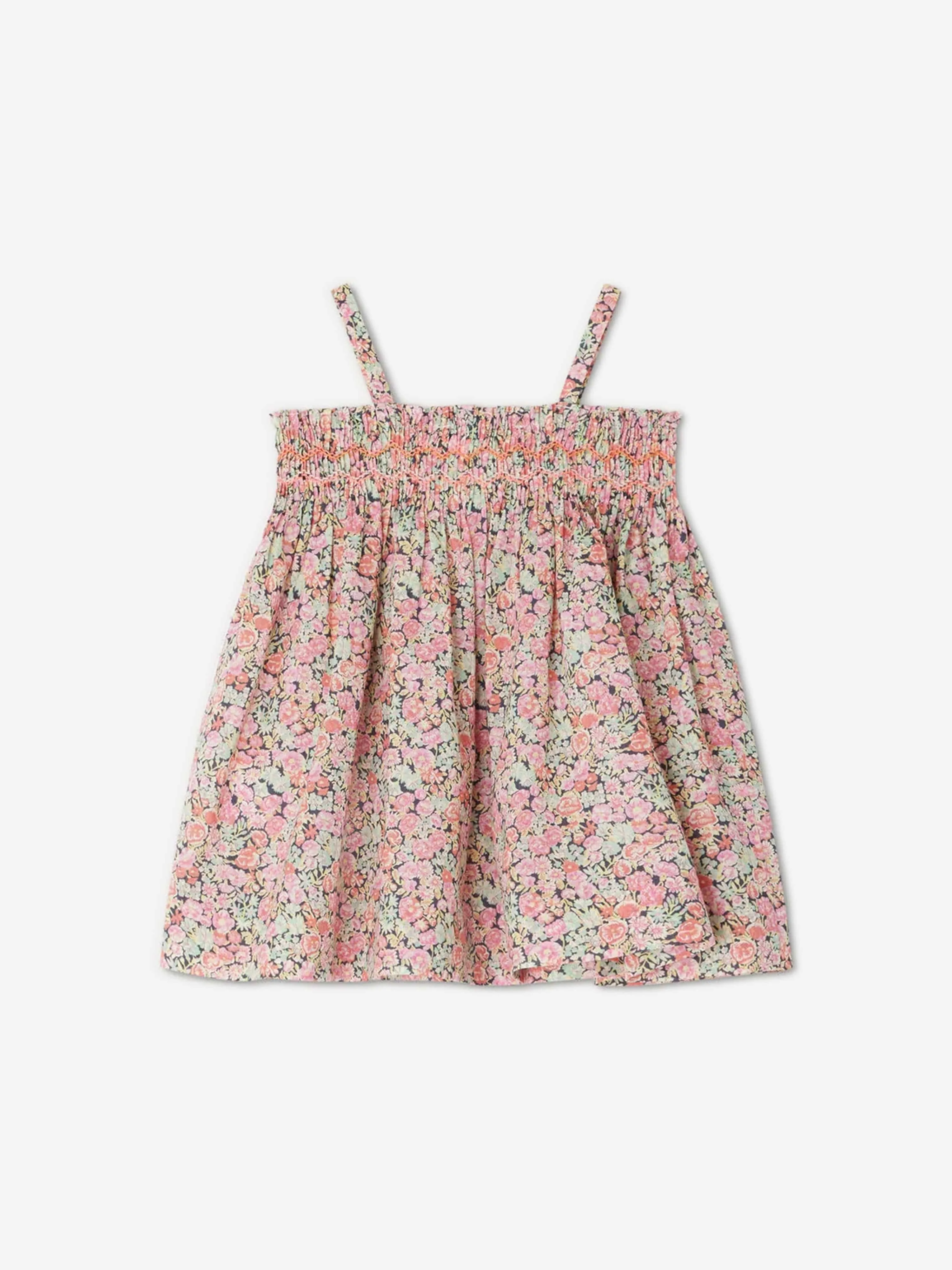 Robe smockée Fabricia pour bébé fille Bonpoint multicolore