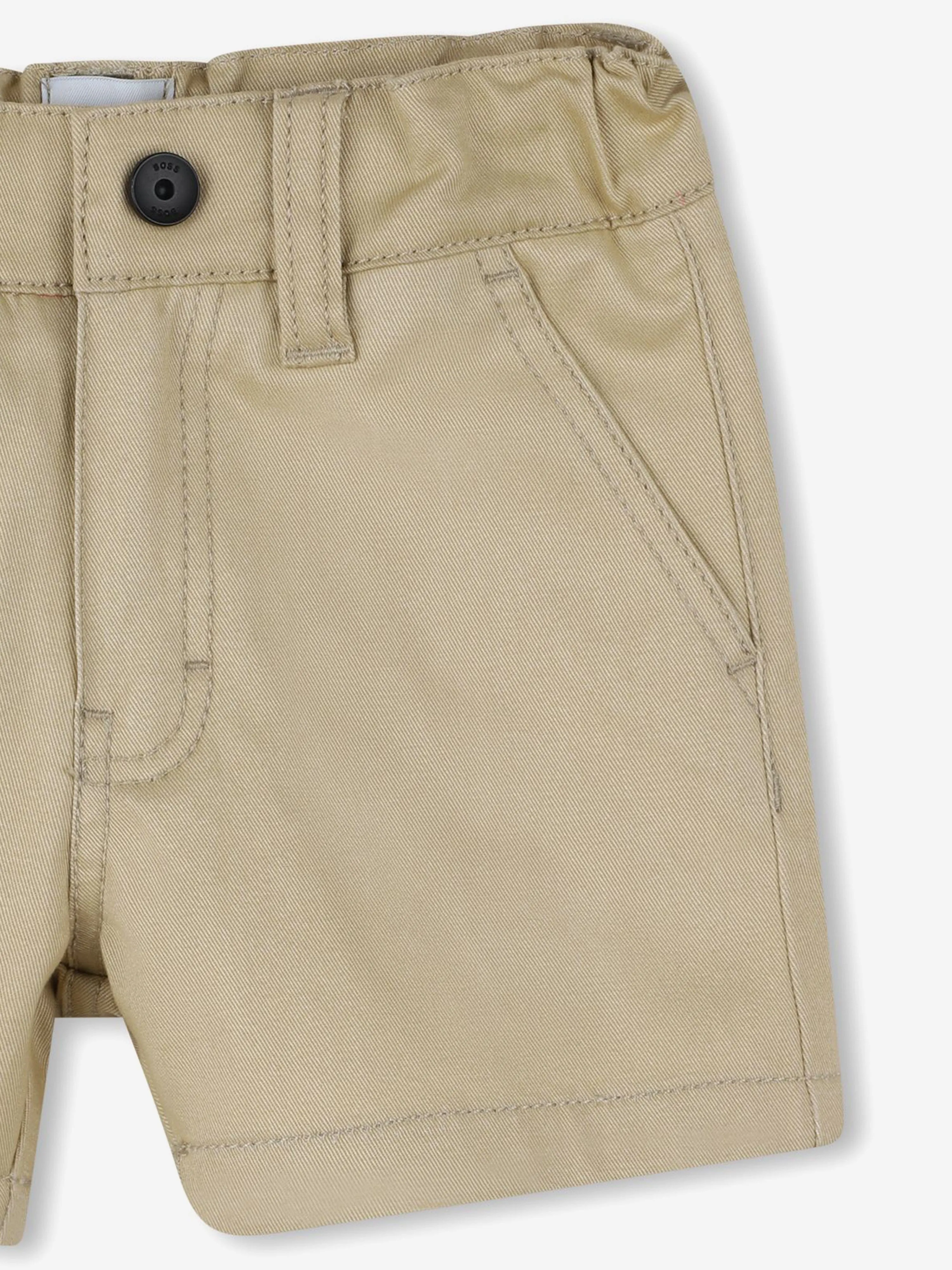 BOSS Baby Boys Shorts Chino en Beige