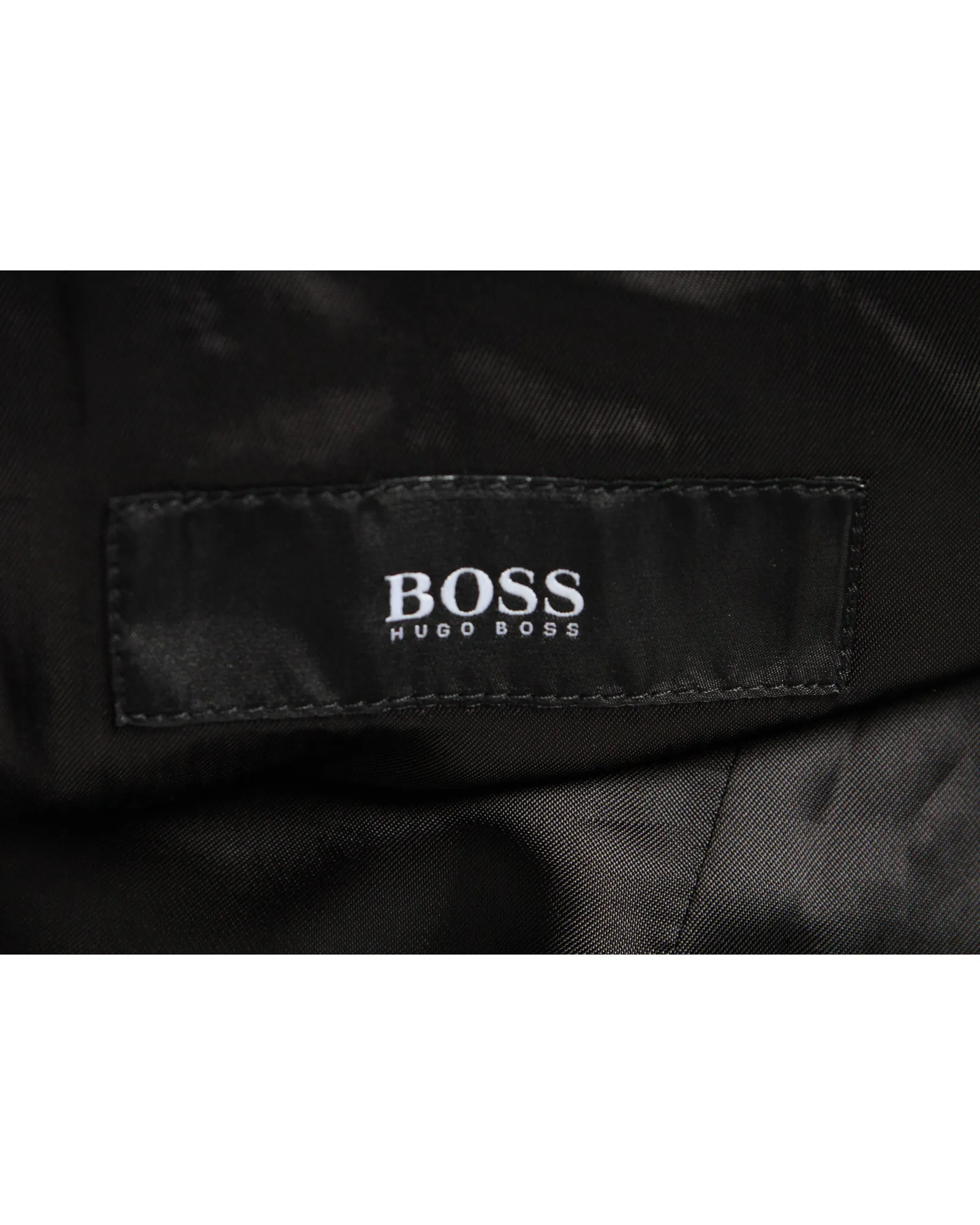 Costume sur mesure à carreaux Boss by Hugo Boss en laine grise, veste et pantalon