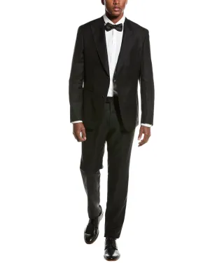 BOSS Hugo Boss Costume 2 pièces en laine et lin ajusté