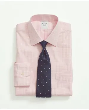 Brooks Brothers Chemise Oxford en Coton Supima Élastique Sans Repassage pour Hommes Grandes Tailles, Col Ainsley, Rose Brooks Brothers